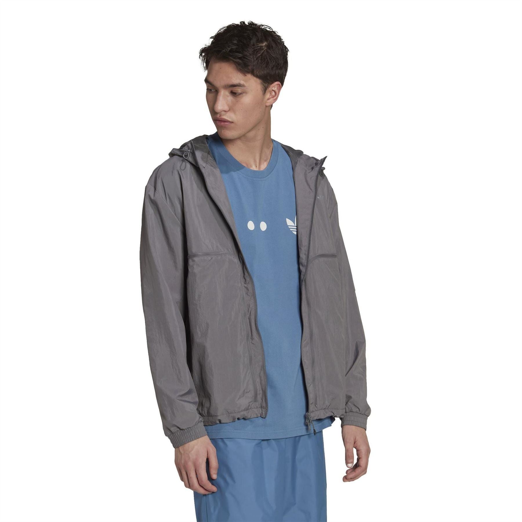 adidas Originals Hooded Windbreaker Regular Fit Jacket