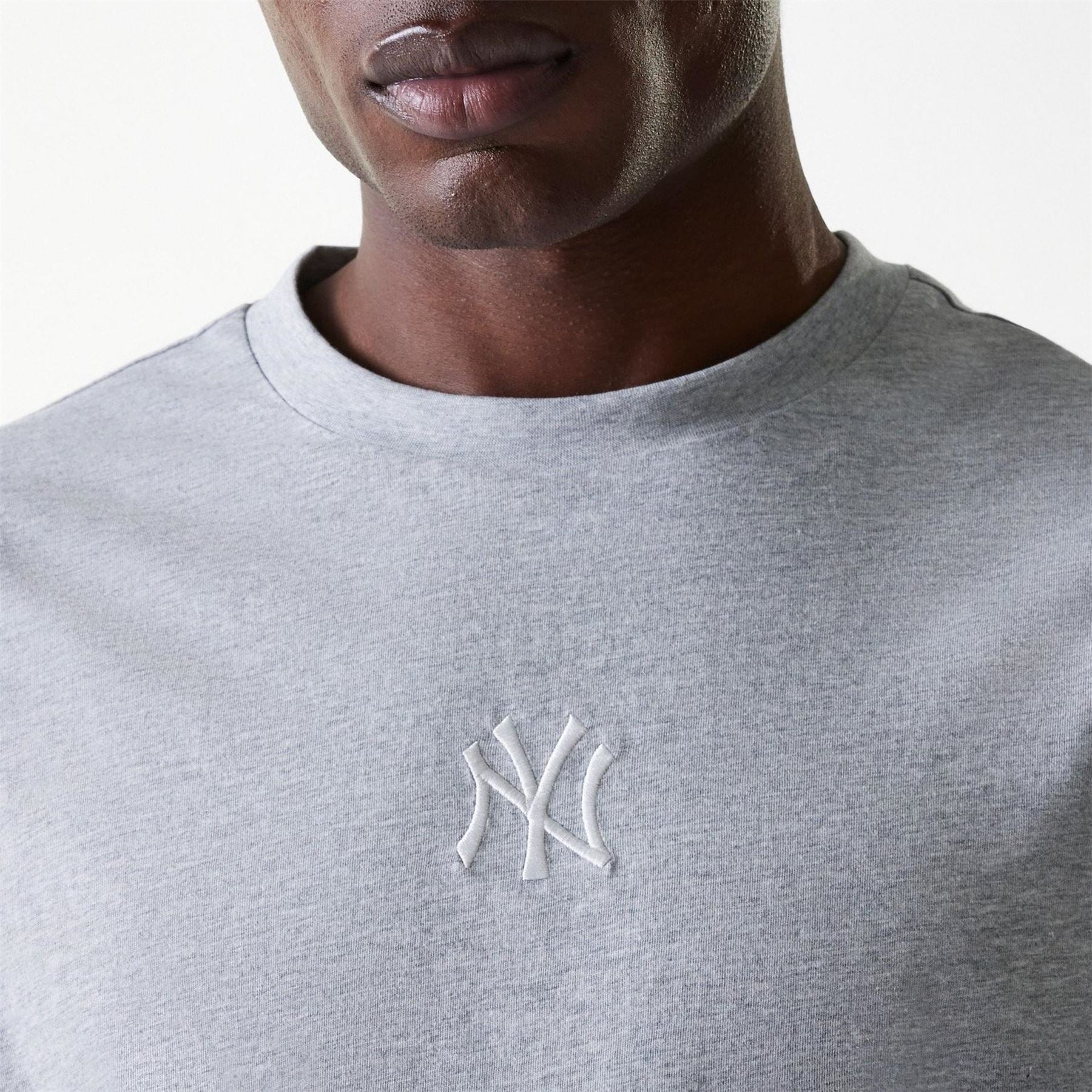 New Era Essential Oversized Embroidered Boyfriend T-Shirt