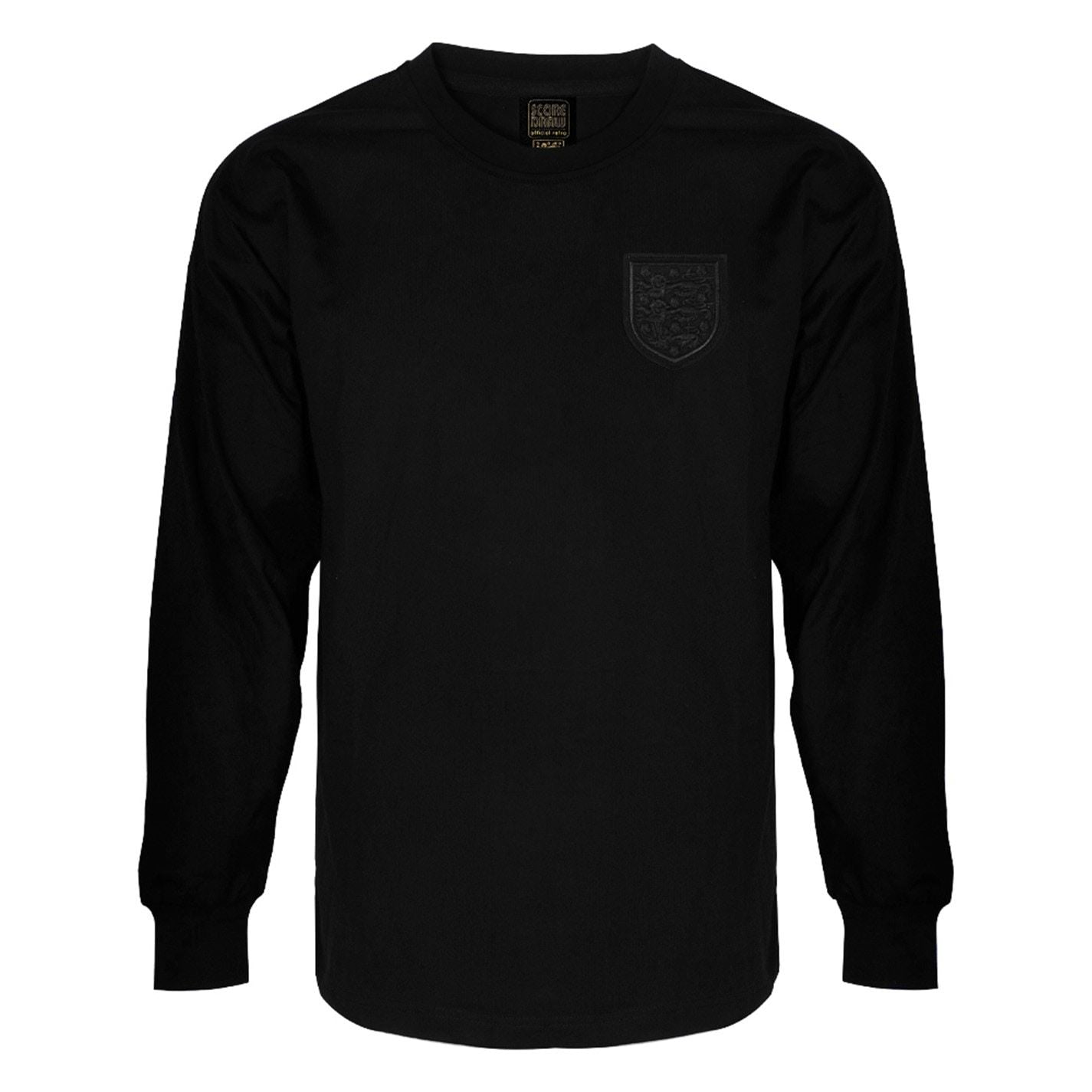 Score Draw England 66 Black Out Long Sleeve Shirt