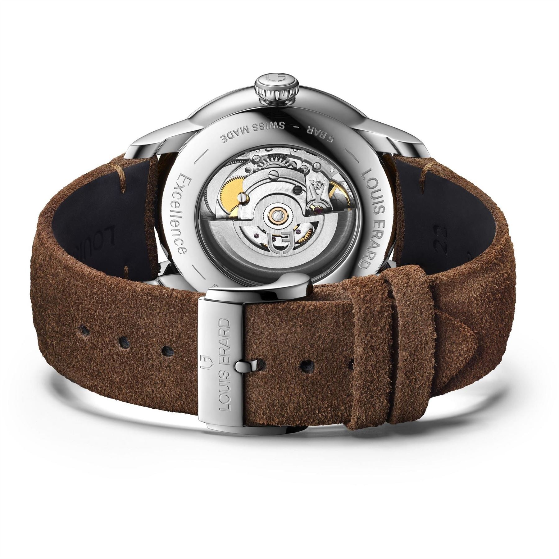 Louis Erard Analogue Leather Strap Watch