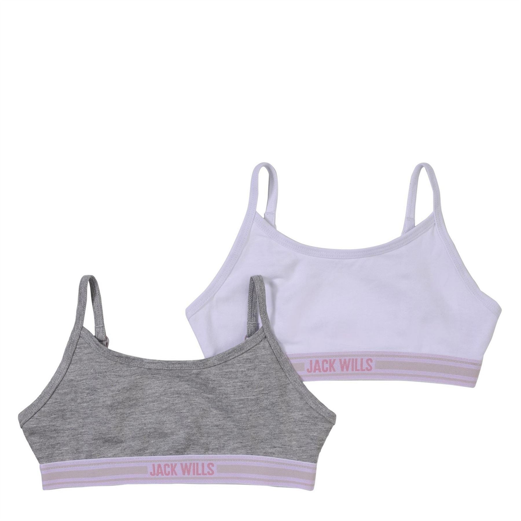 Jack Wills Girls Multipack Bralettes 2 Pack