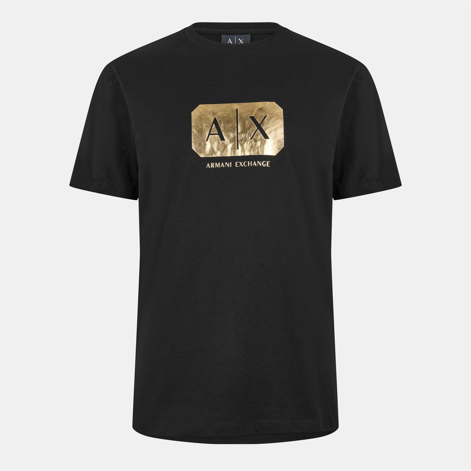 Armani Exchange Badge Crew Neck Short Sleeve Jersey T-Shirt