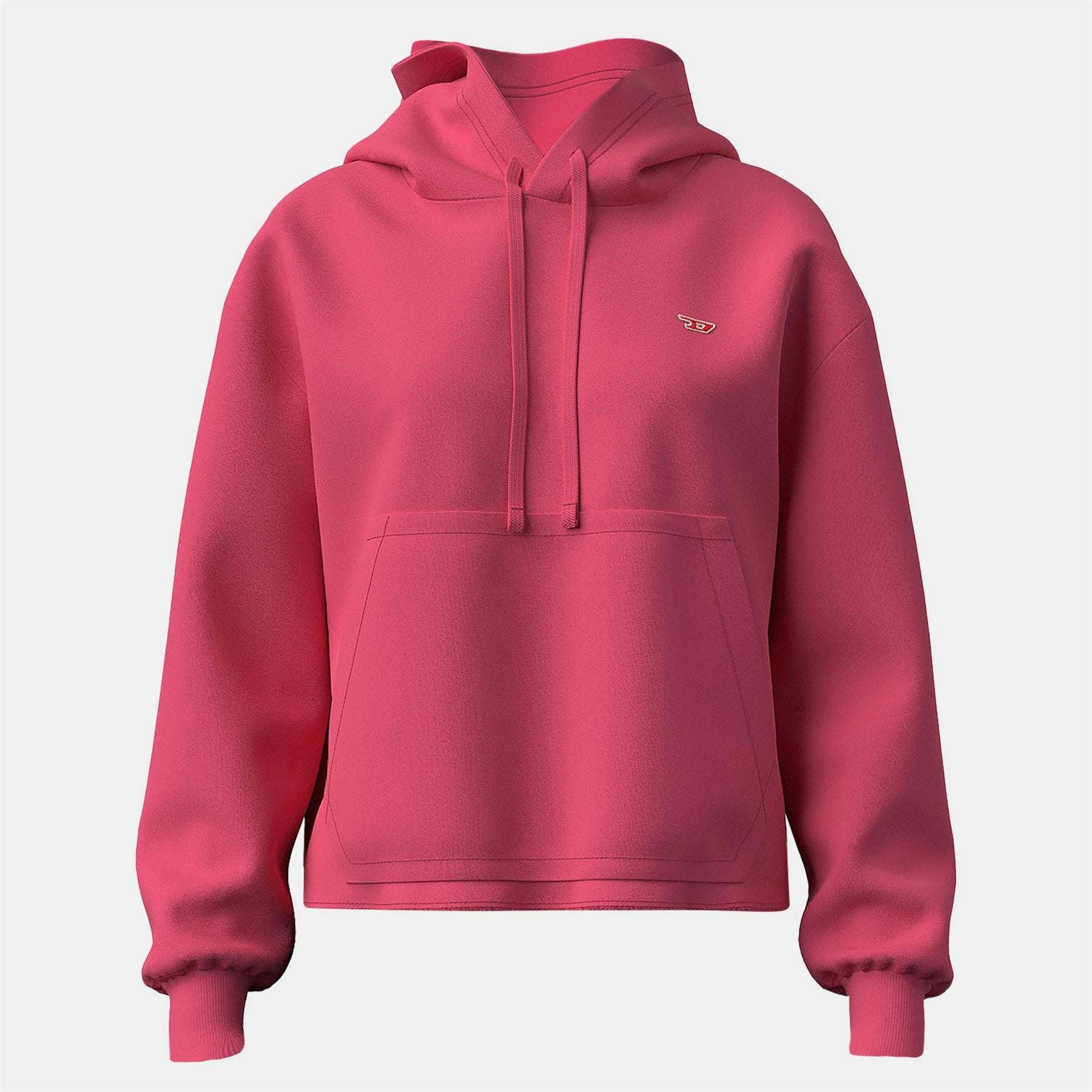 Diesel Jaral Hooded Neck Long Sleeve Oversize Sweatshirt