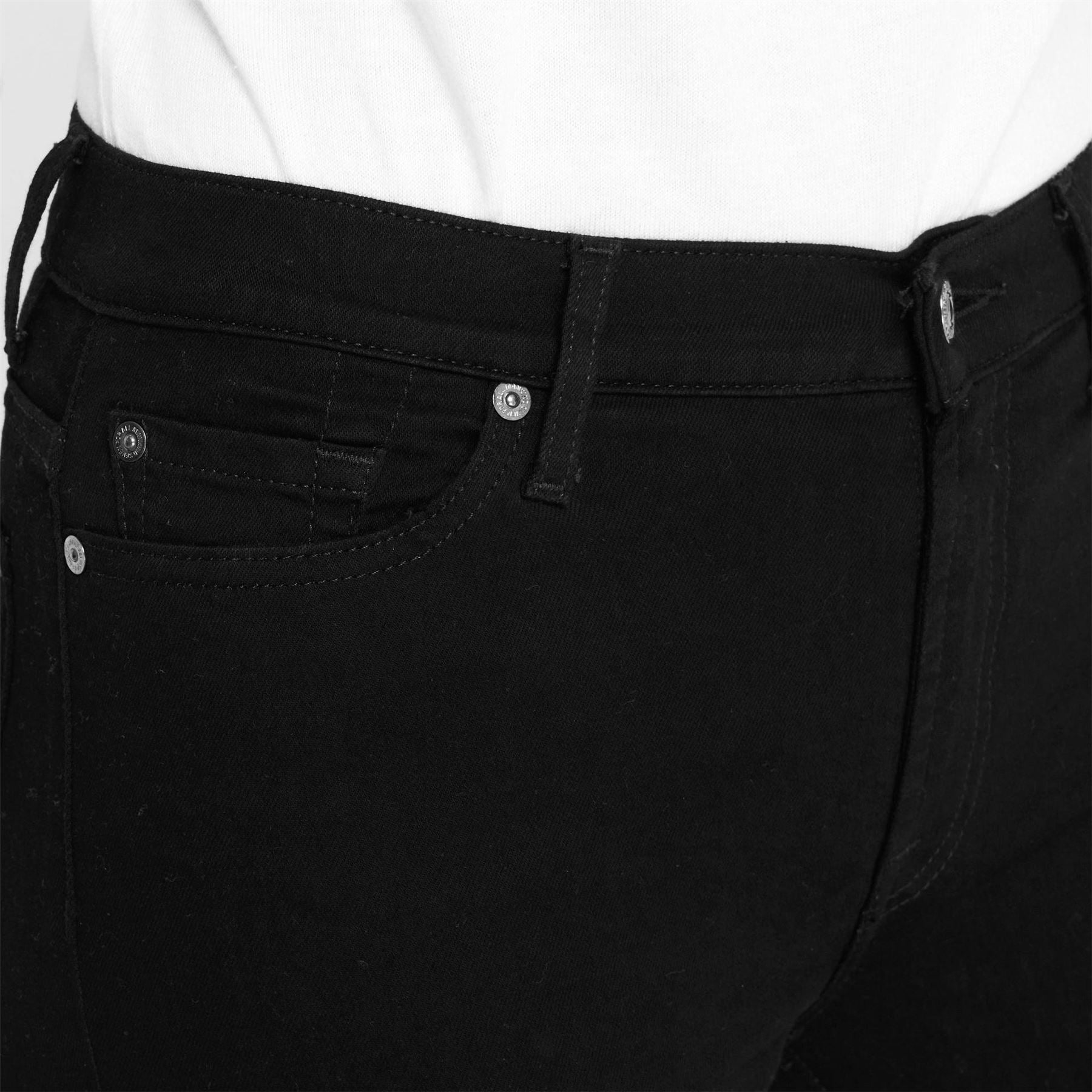 7 For All Mankind High Waisted Cropped Skinny Jeans