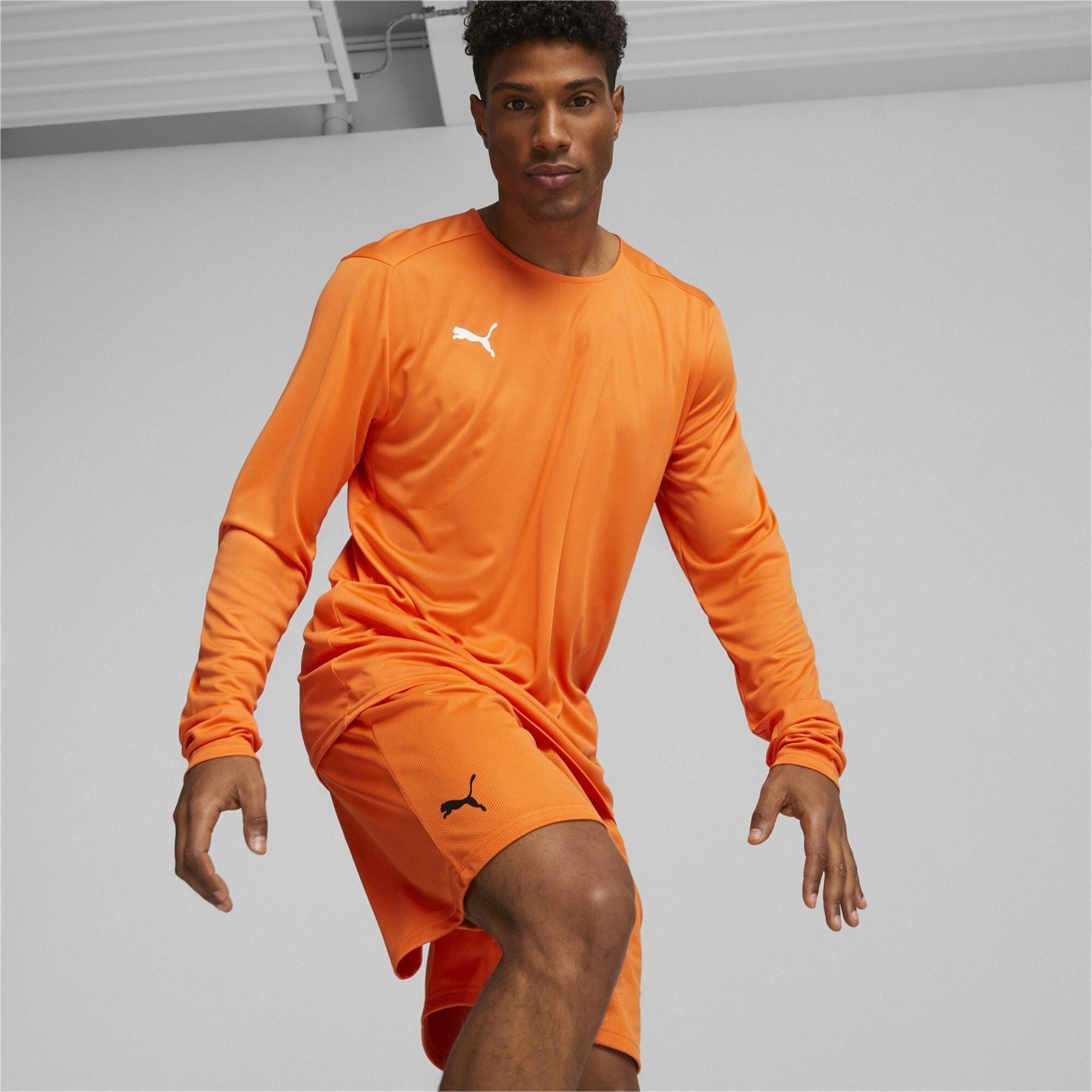 Puma Hoops Team Long Sleeve Performance Gym Top