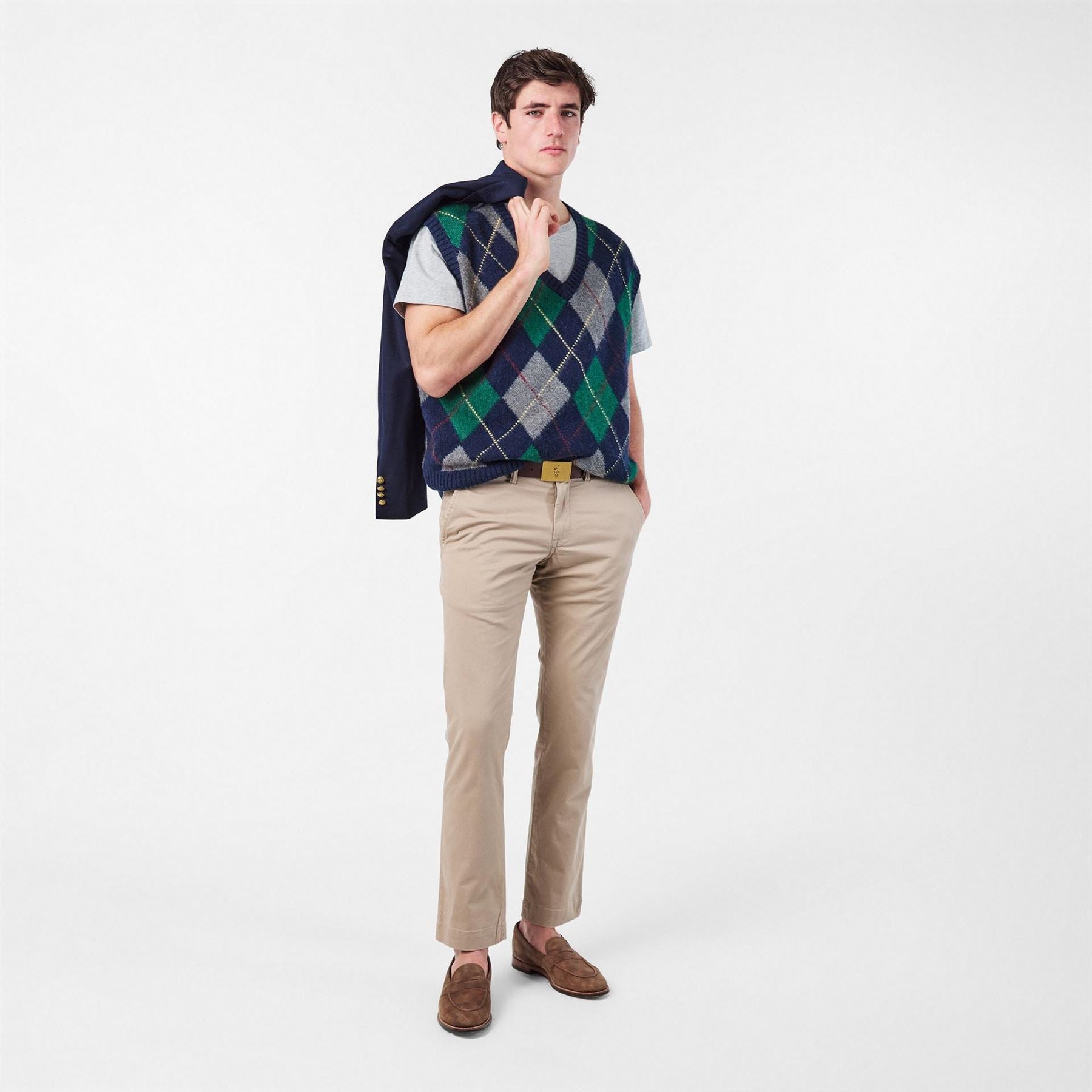 Polo Ralph Lauren Diamond Wool Knitted Sweater Vest