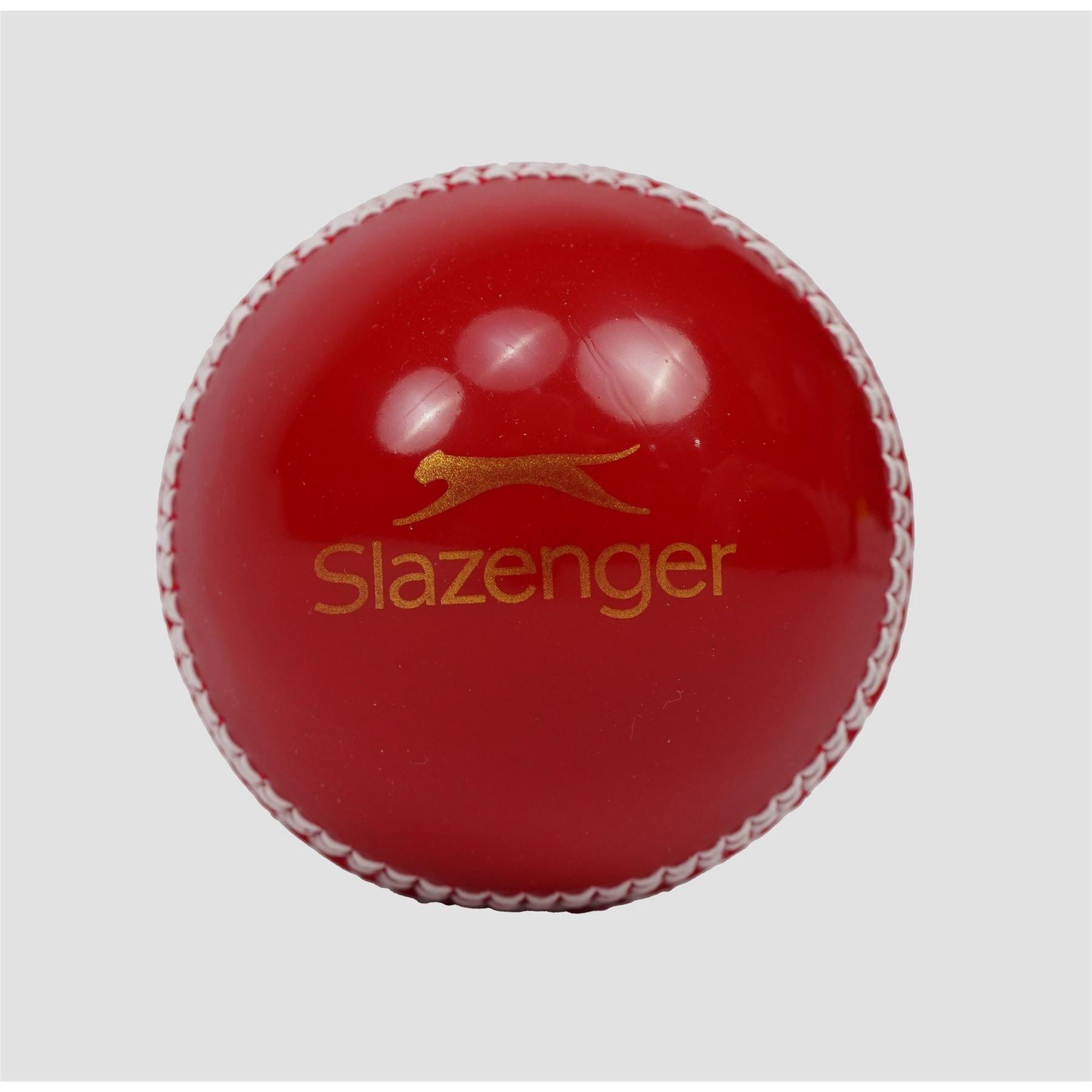Slazenger Visibility Leather Cricket Ball