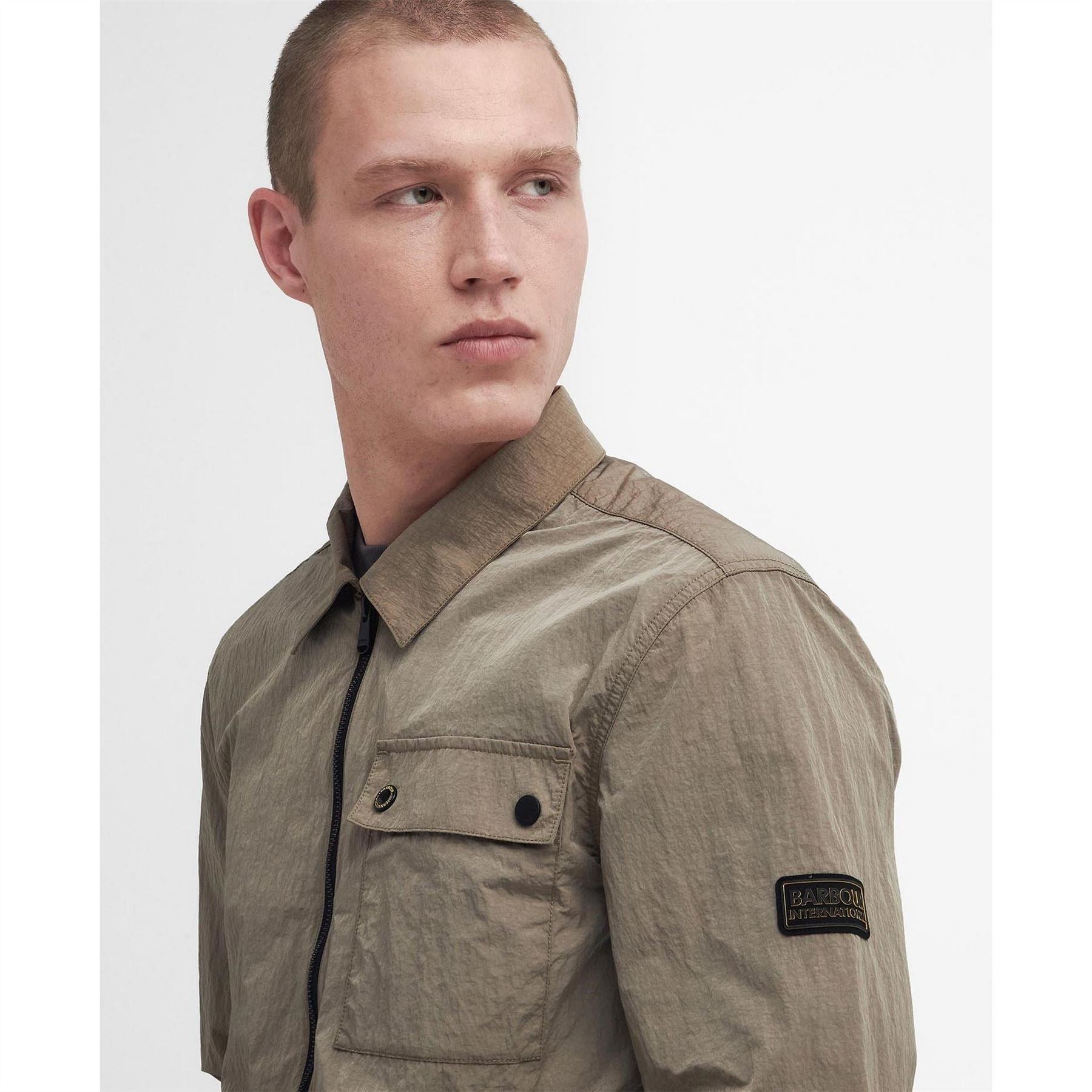 Barbour International Inline Zip Through Overshirt