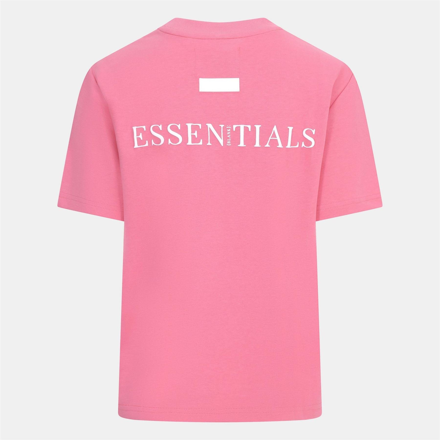 Blank Essentials Embroidered Text Graphic Crew Neck Short Sleeve Boyfriend T-Shirt