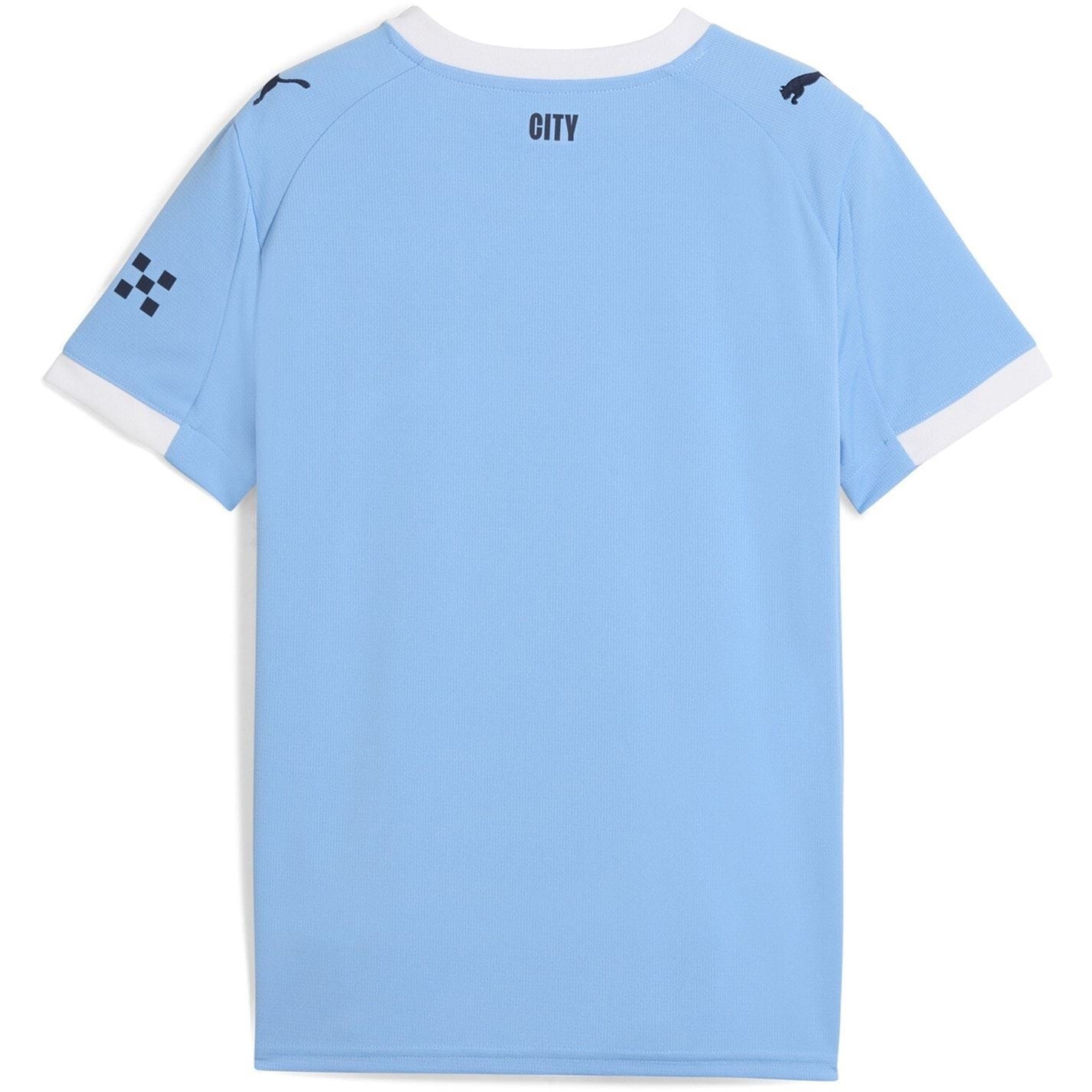 Puma Manchester City Home Shirt 2025 2026 Juniors