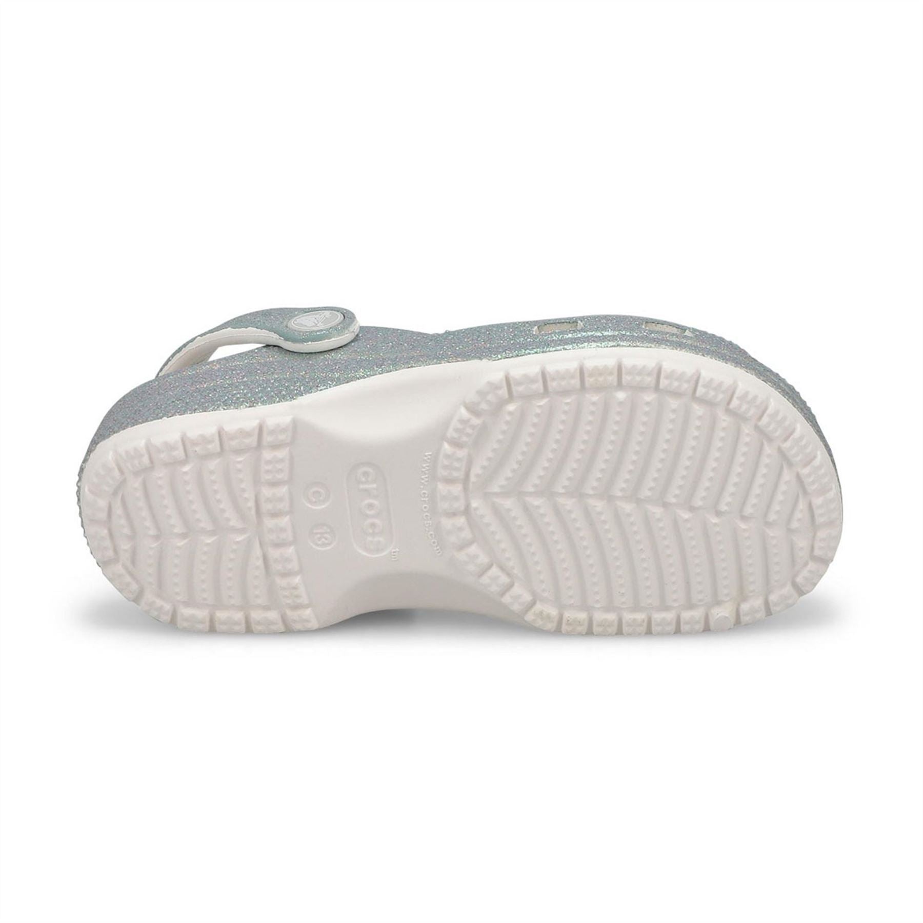 Crocs Classic Glitter Metallic Shuv Clogs
