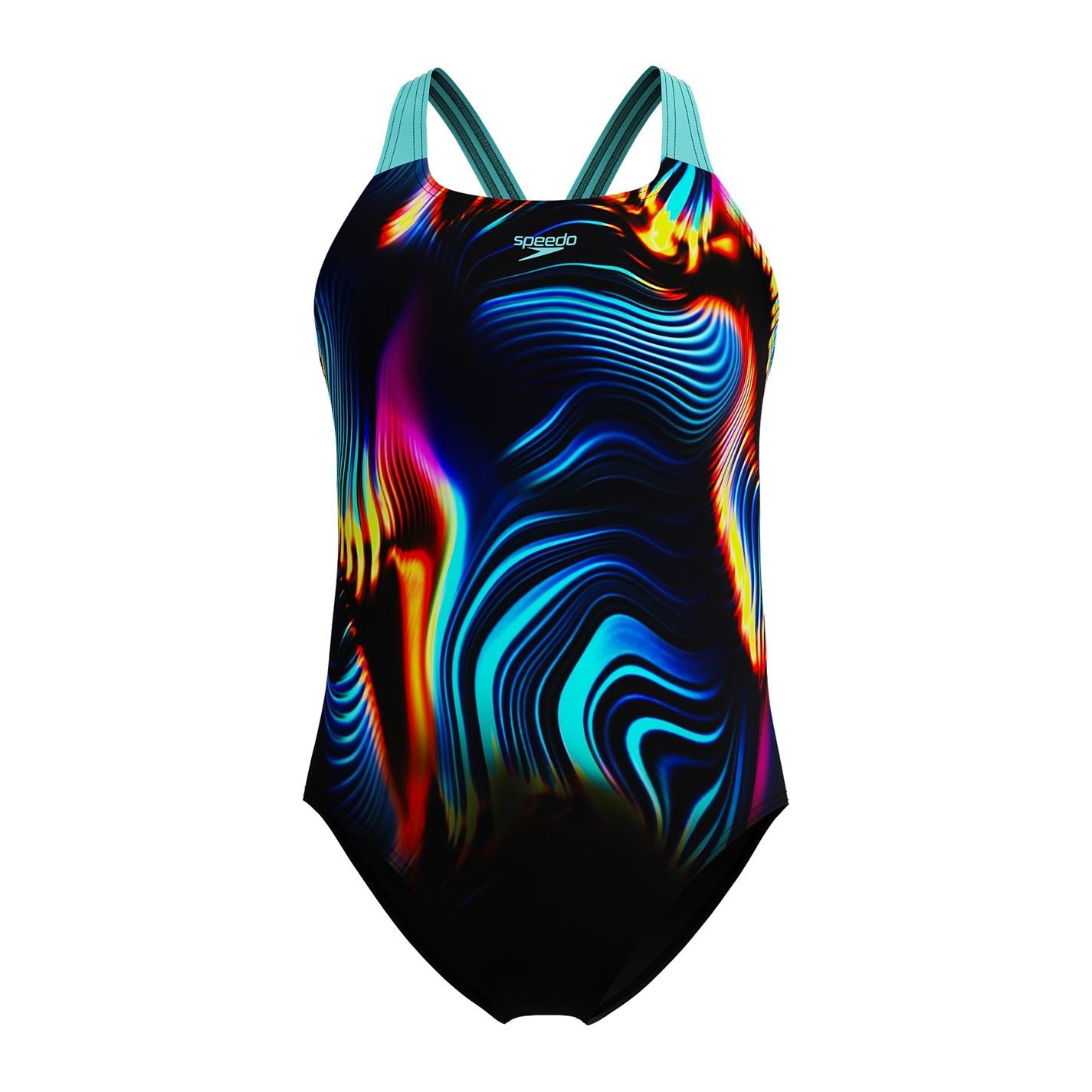 Speedo Placement Digital Powerback Swimsuit