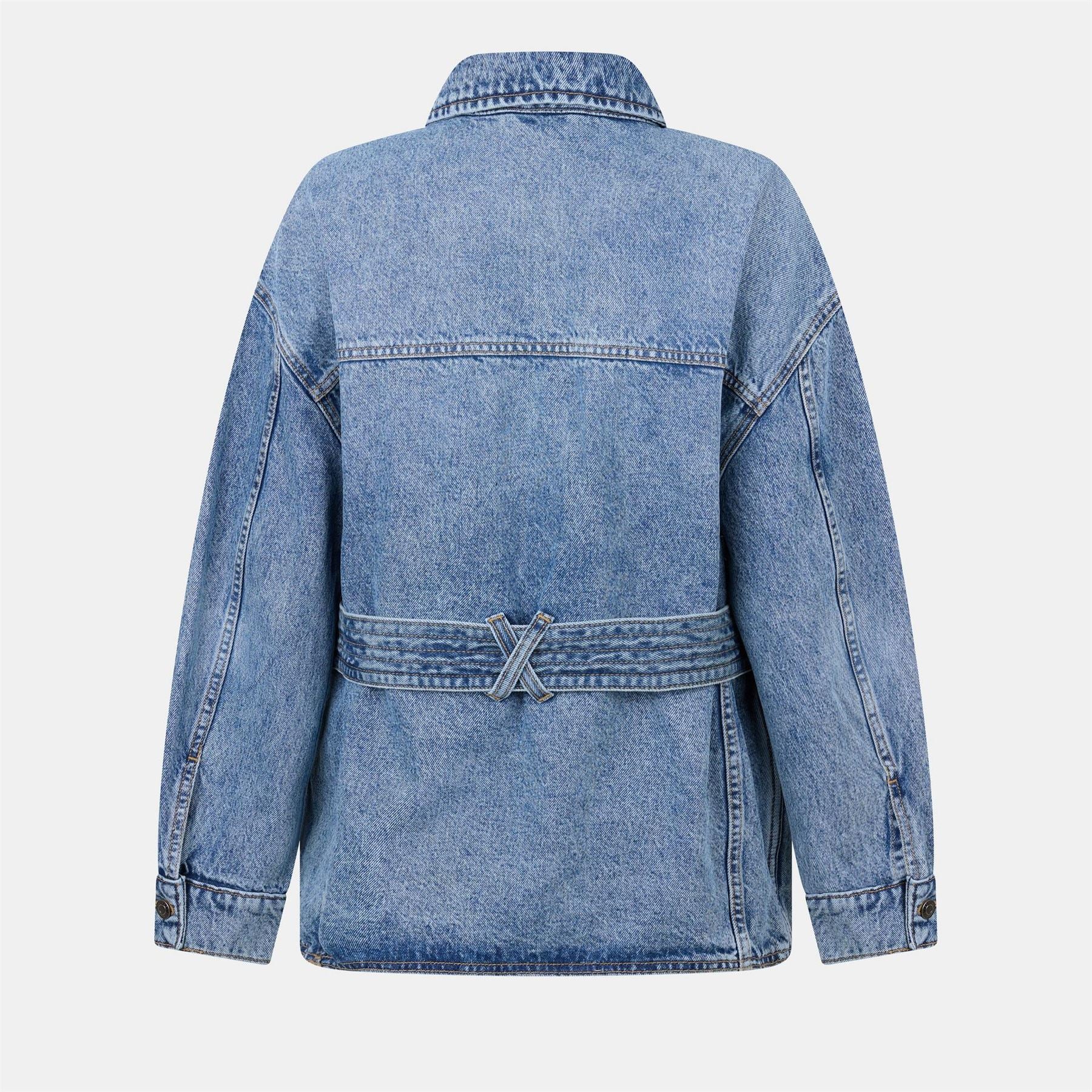 Hugo Icon Solid Patterned Denim Jacket