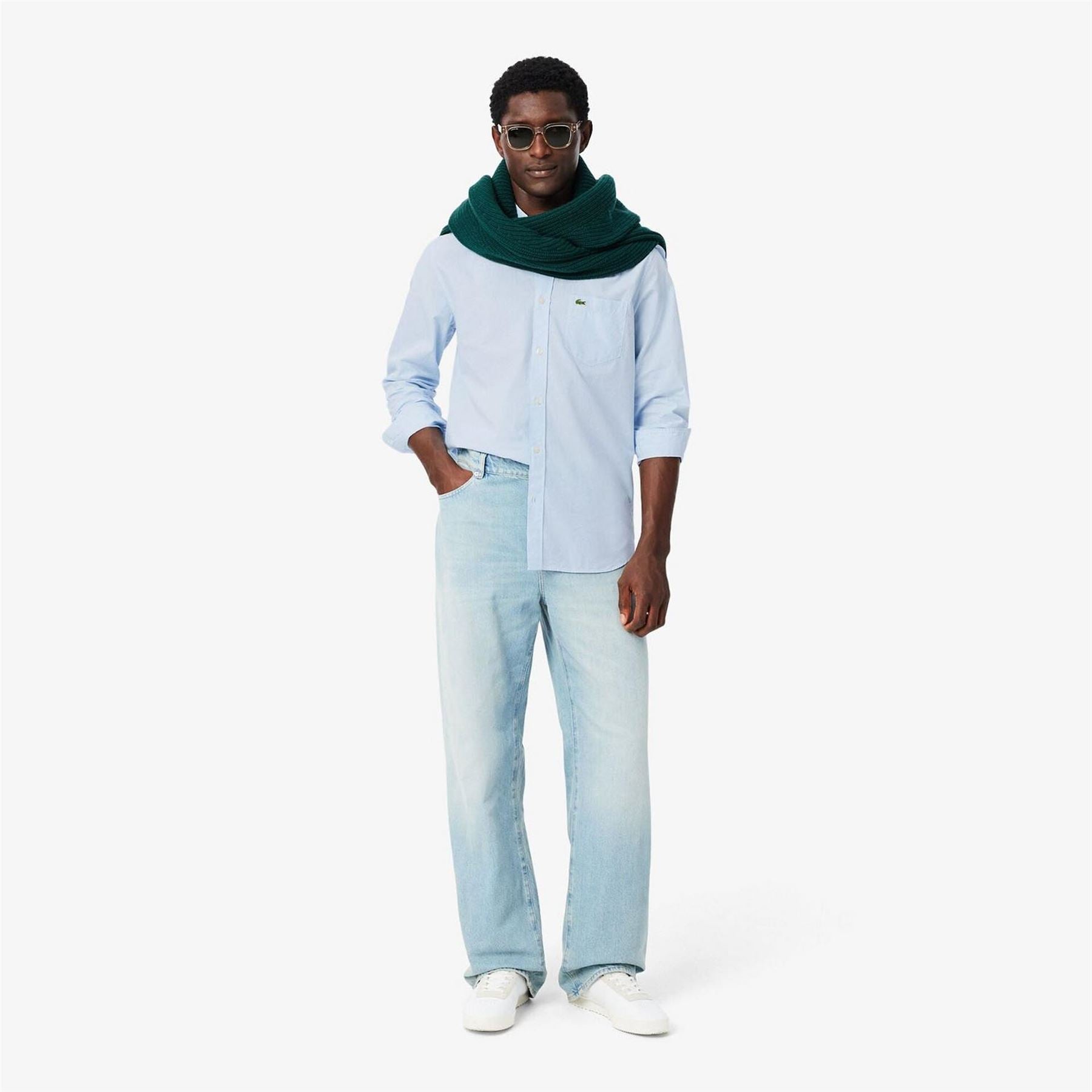 Lacoste Long Sleeve Plain Shirt
