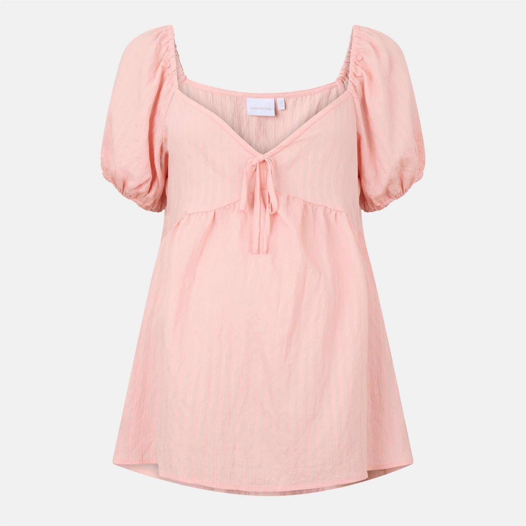 Mamalicious Relaxed Fit Square Neck Long Sleeve Blouse