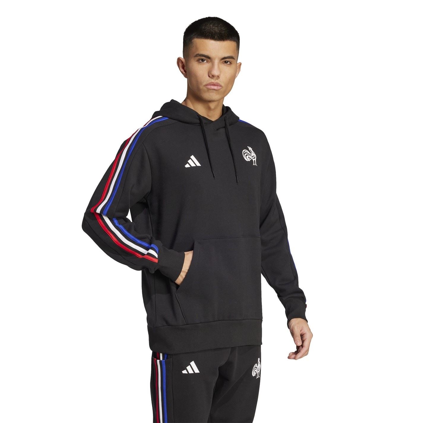 adidas France Rugby Fan Hoodie 2025 Adults