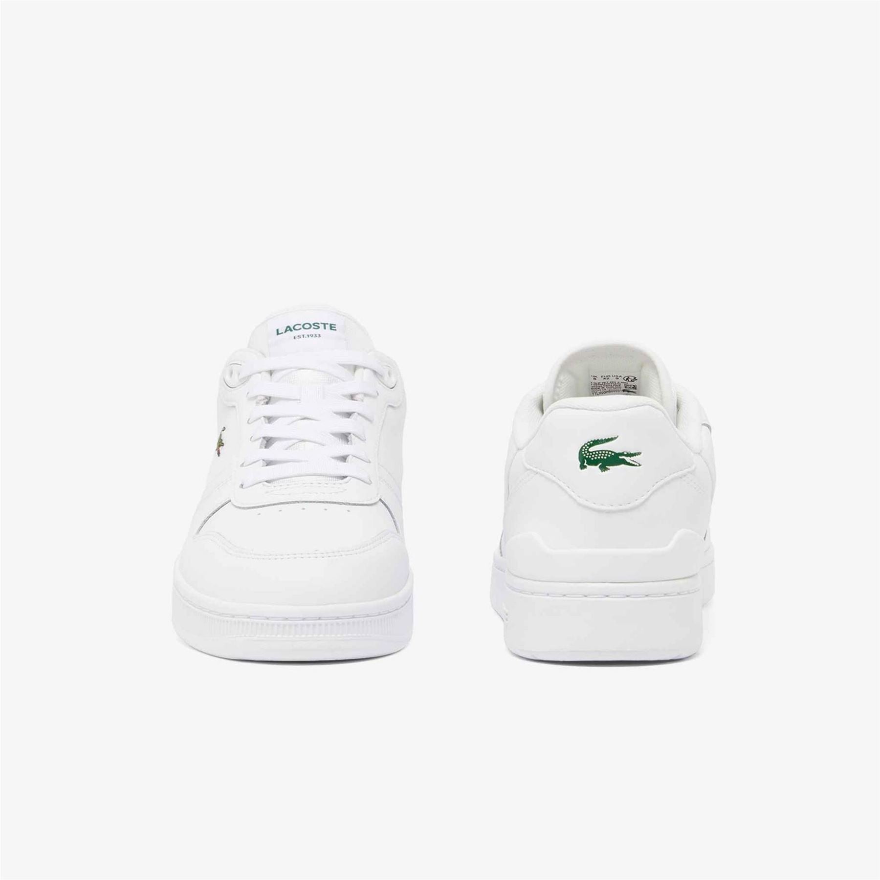 Lacoste T Clip Low Top Crocodile Print Sneakers