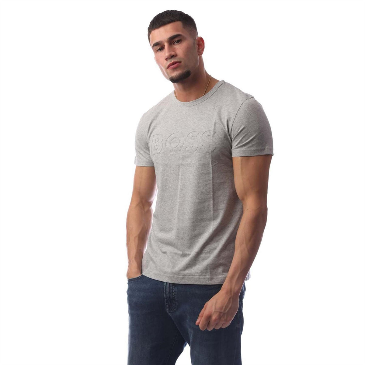 Boss Crew Neck Short Sleeve Regular Fit T-Shirt
