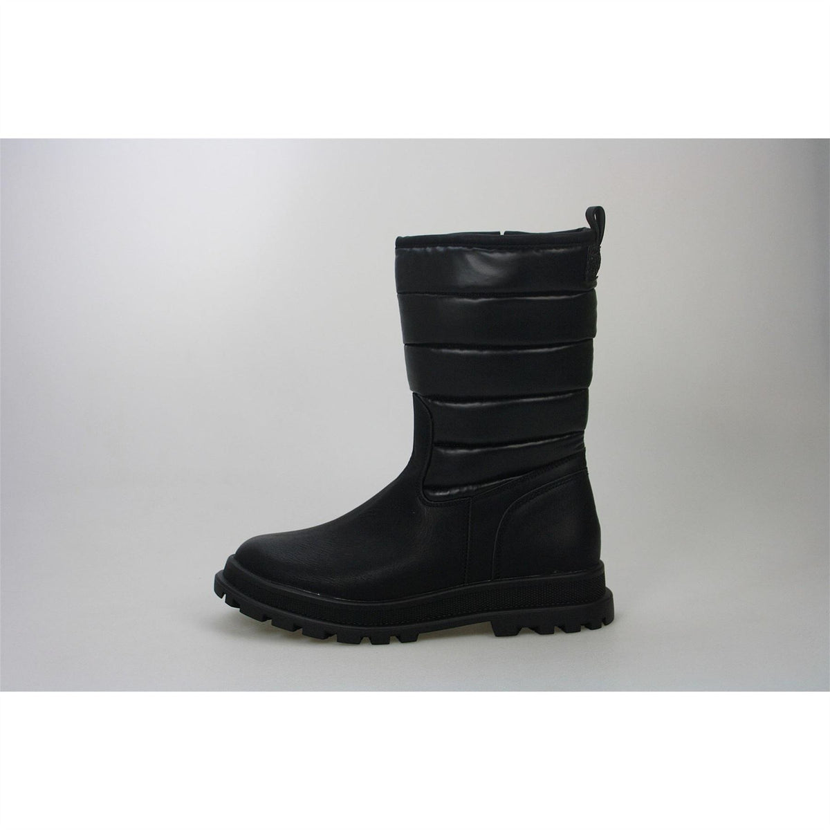 Buckle My Shoe Knee High Boots with Lug Sole