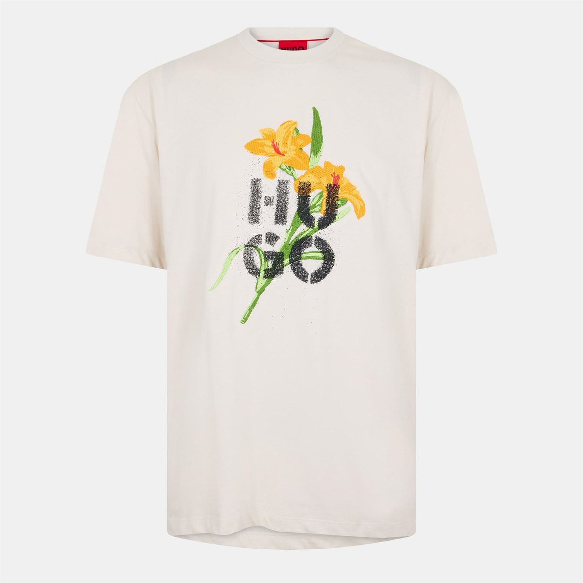 Hugo Graphic Crew Neck Short Sleeve Jersey T-Shirt