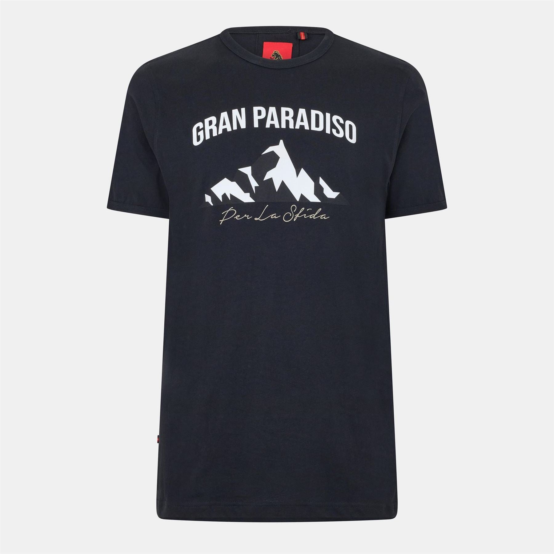Luke Arandano Geographic Print Lettering Regular Fit Short Sleeve T-Shirt
