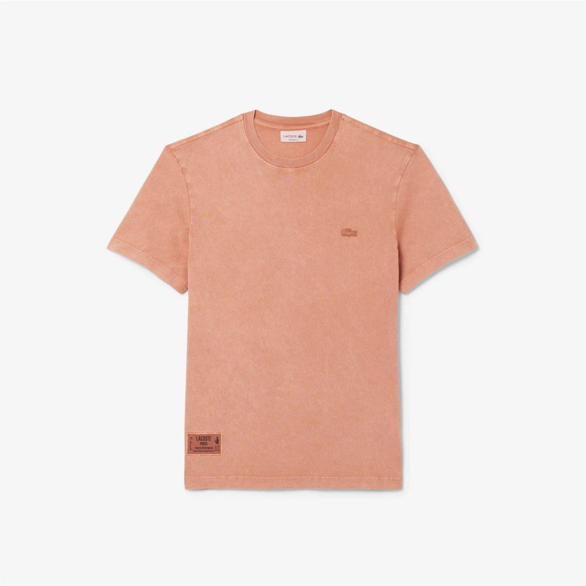 Lacoste Washed Effect Heavy Jersey Regular Fit T-Shirt