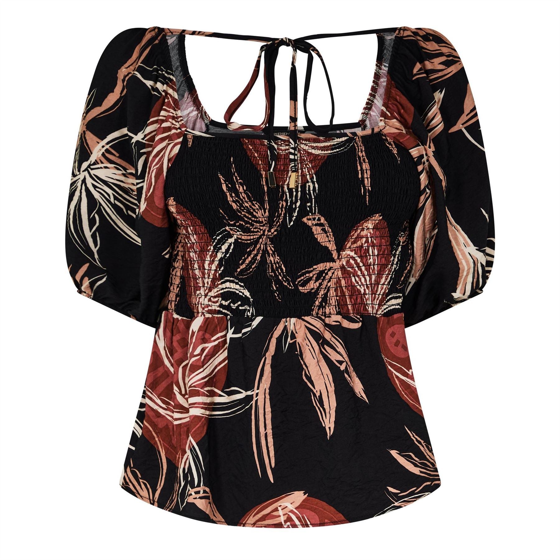 Biba Square Neck Top