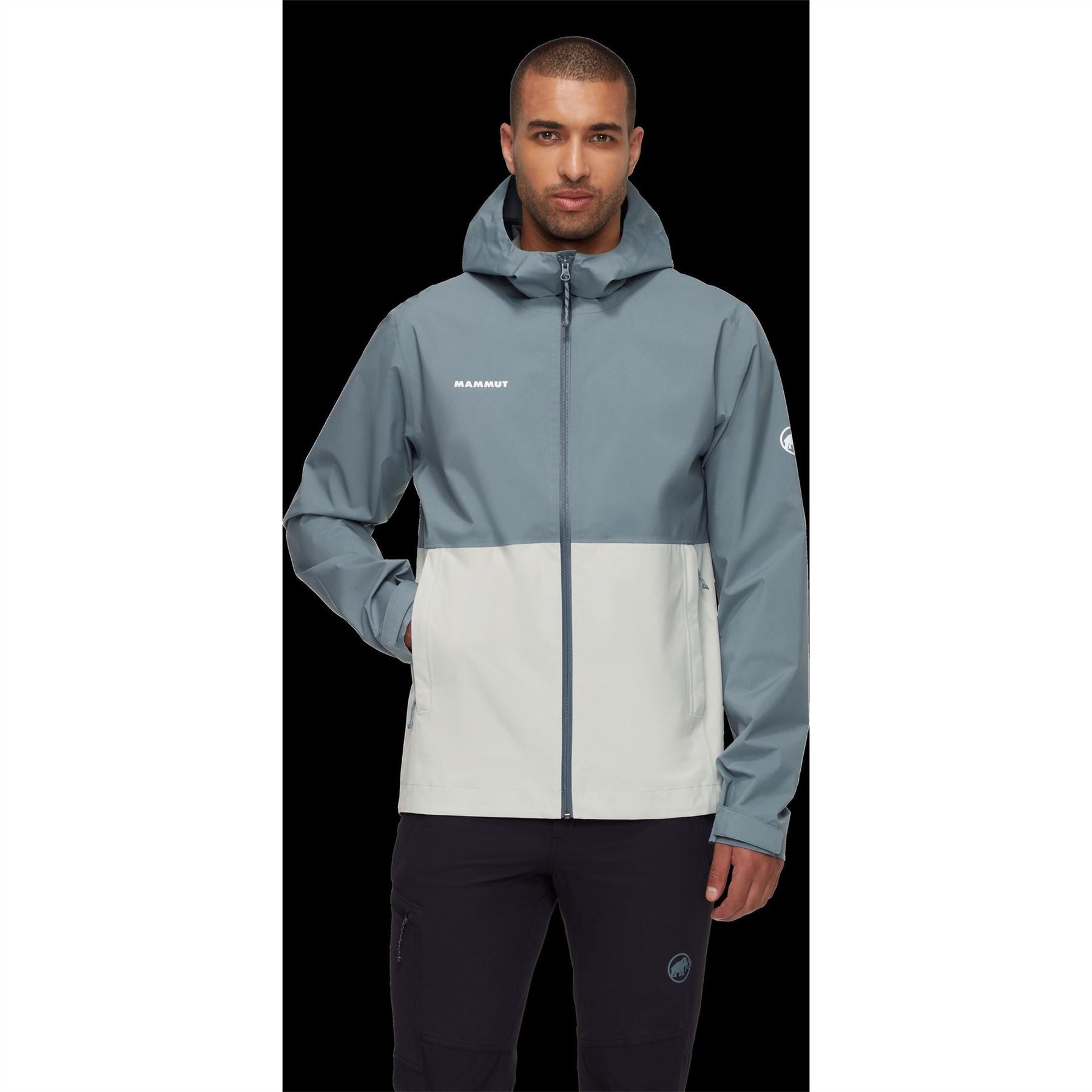 Mammut Linard Hooded Color Block Rain Jacket