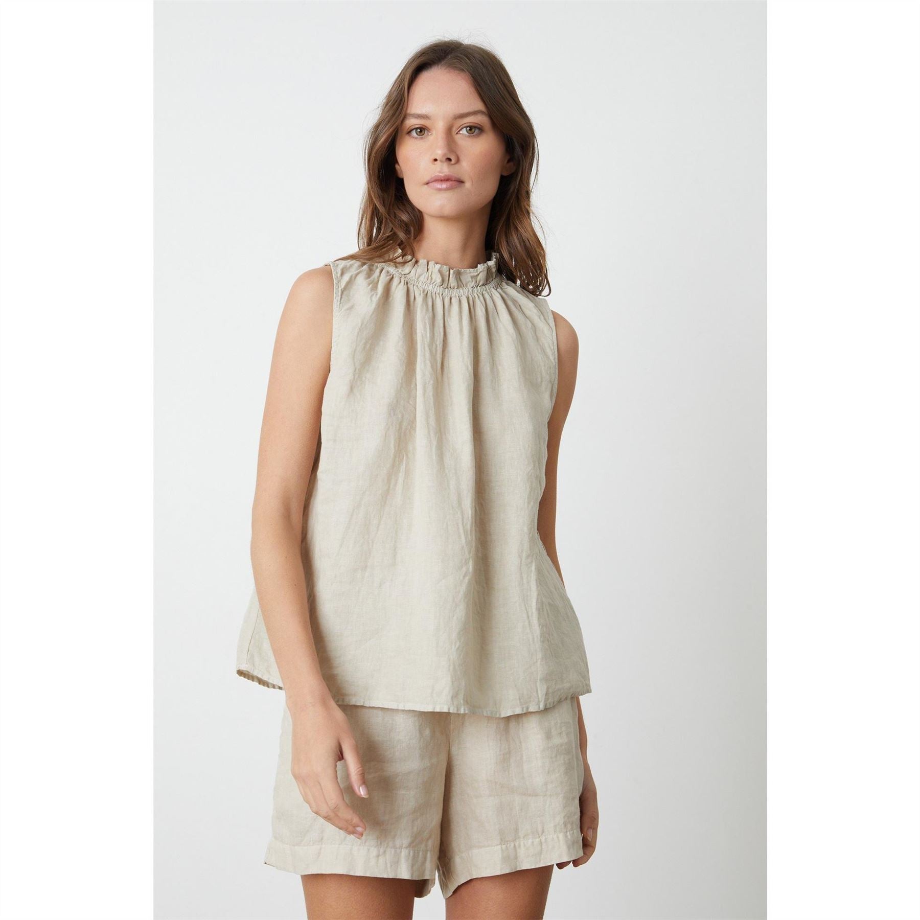 Velvet by Graham and Spencer Regular Fit High Neck Blouse