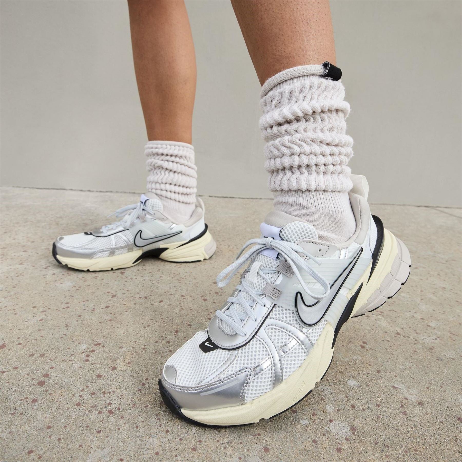 Nike V2K Lace-Up Low Top Sneakers