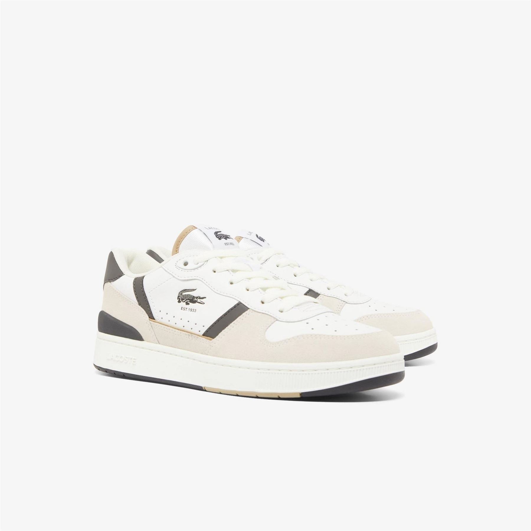 Lacoste Clip Set Leather Court Trainers