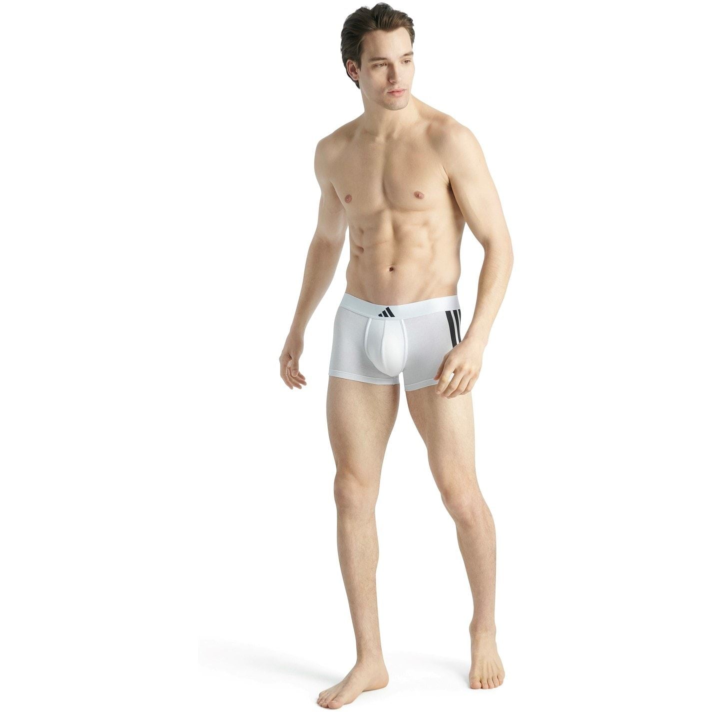 adidas 2 Pack Stripe Patterned Boxer Brief