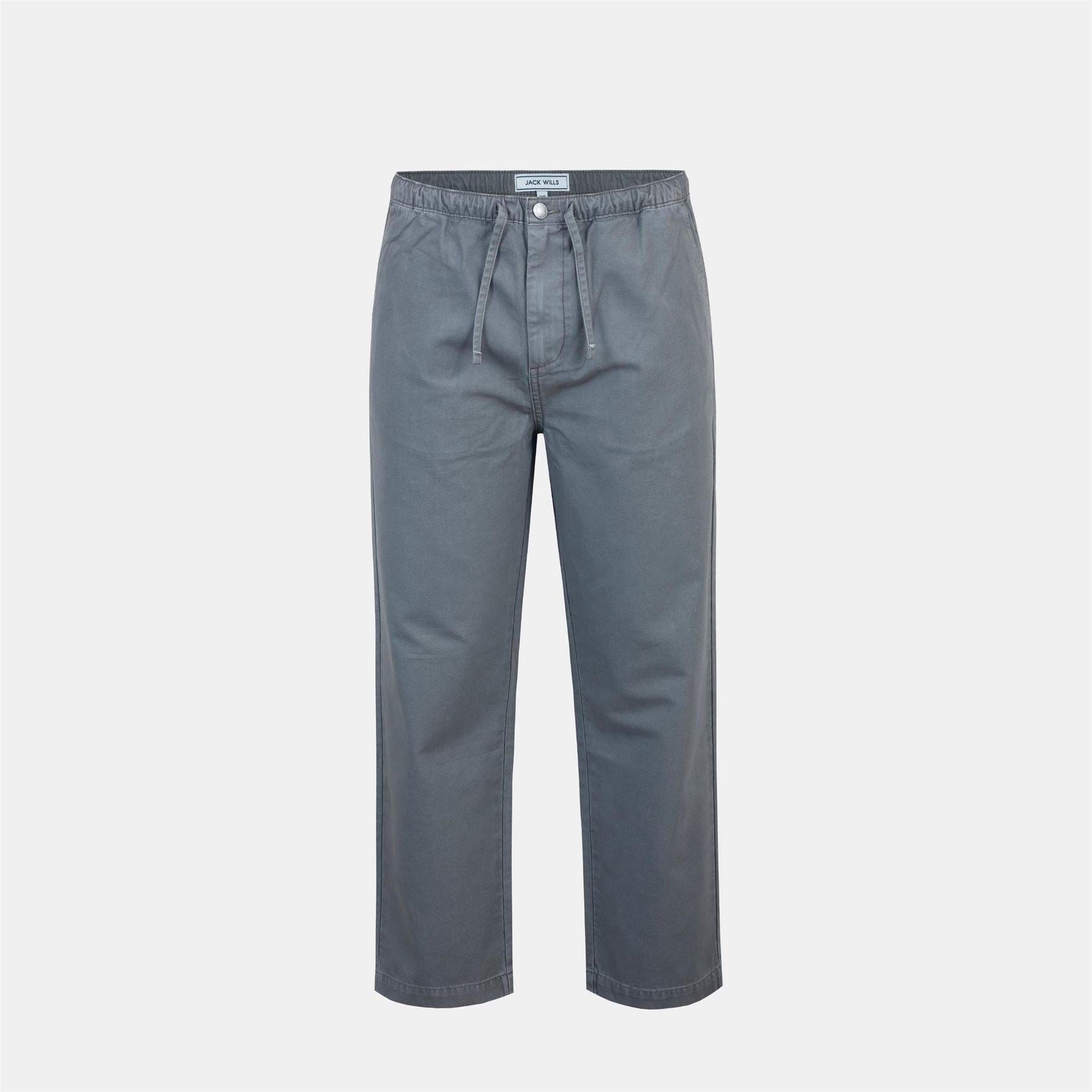 Jack Wills Canvasas Solid Patterned Wide Leg Chinos