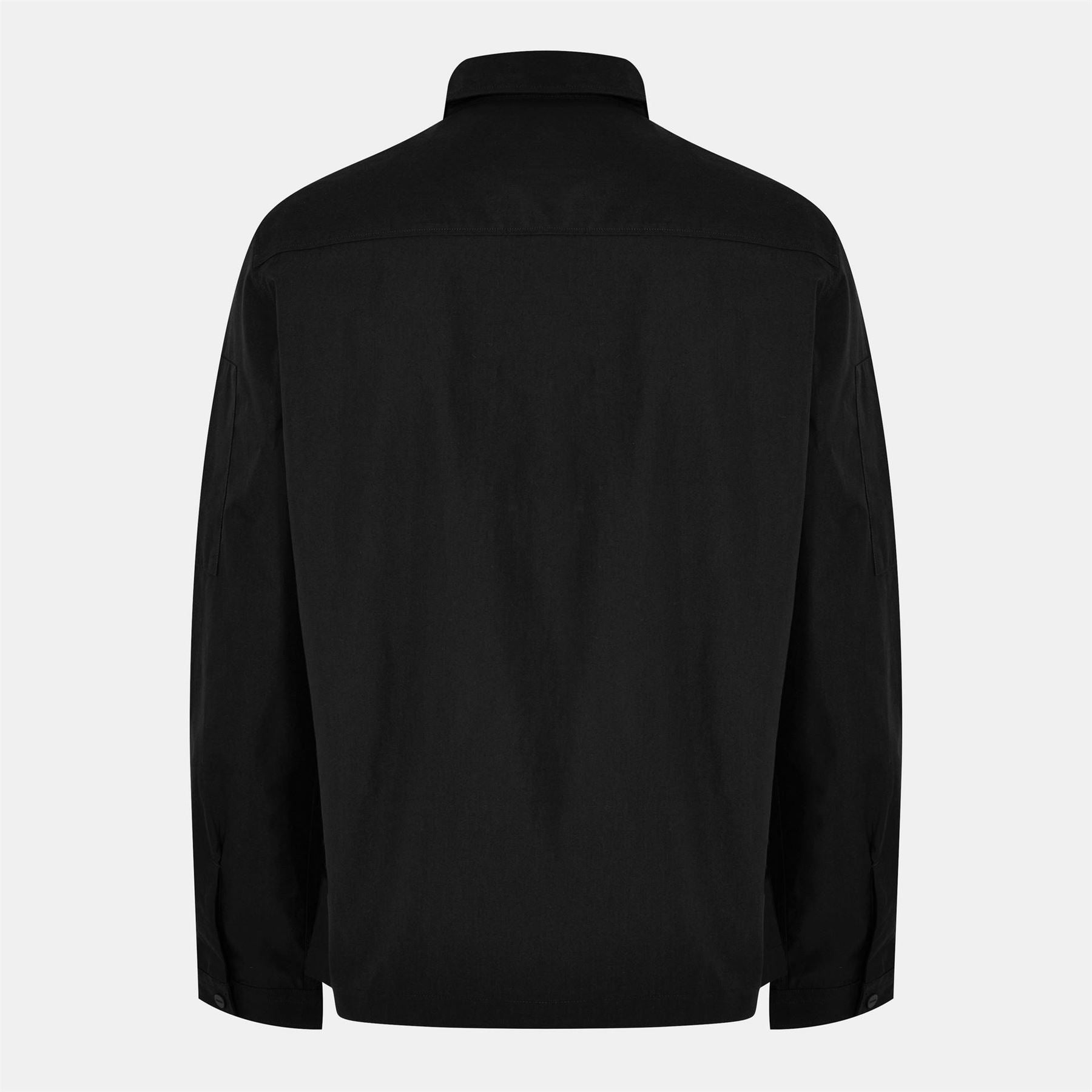 Hugo HUGO Emmond Cotton Long Sleeve Zip Overshirt   Contemporary Design with Logo Detail