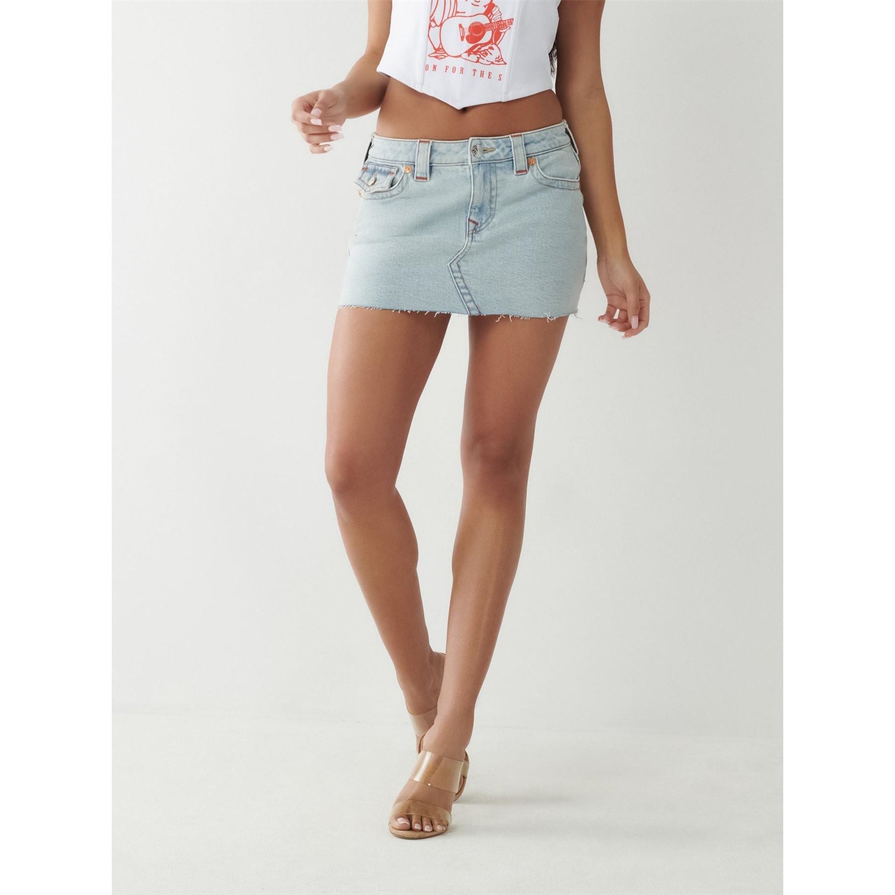 True Religion Sadie Denim Skirt