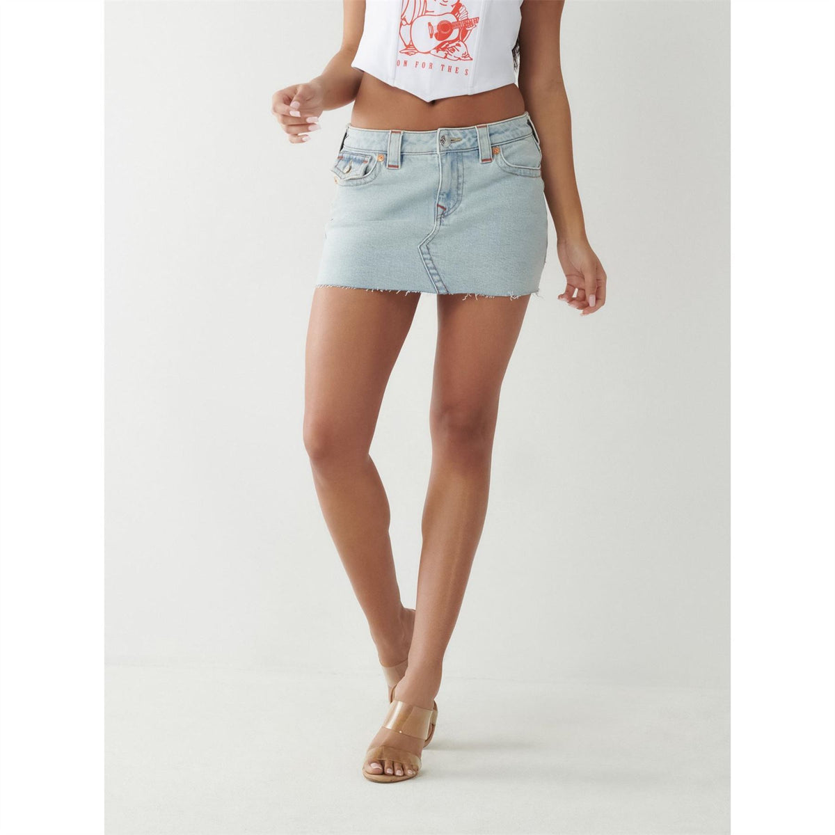 True Religion Sadie Denim Skirt