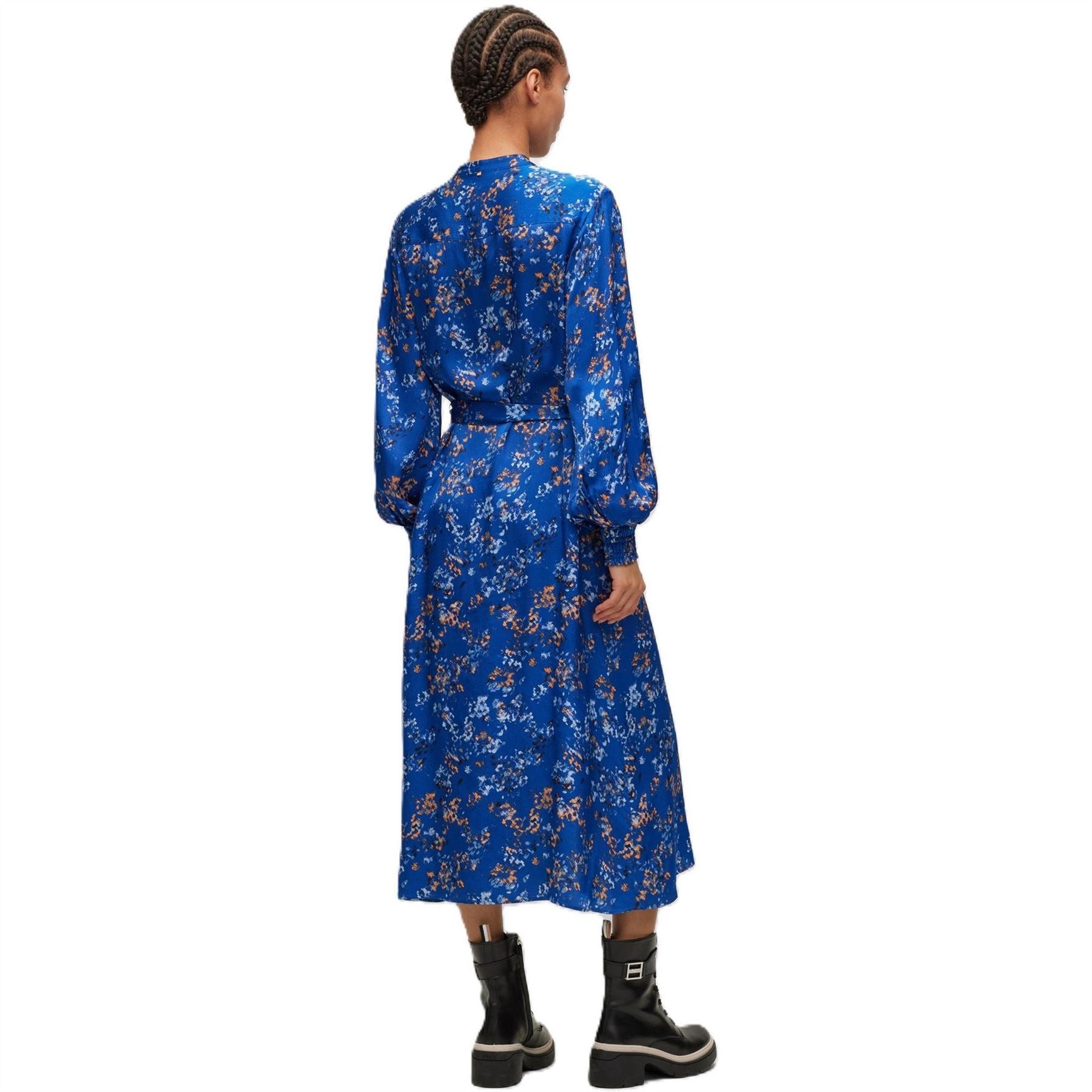 Boss C Diceane Crew Neck Midi Dress
