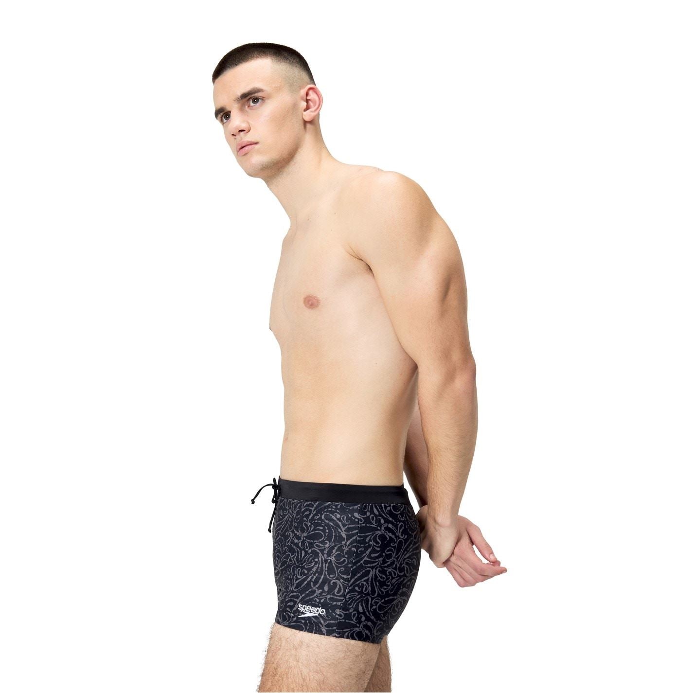 Speedo Valmilton Abstract Patterned Swim Trunk