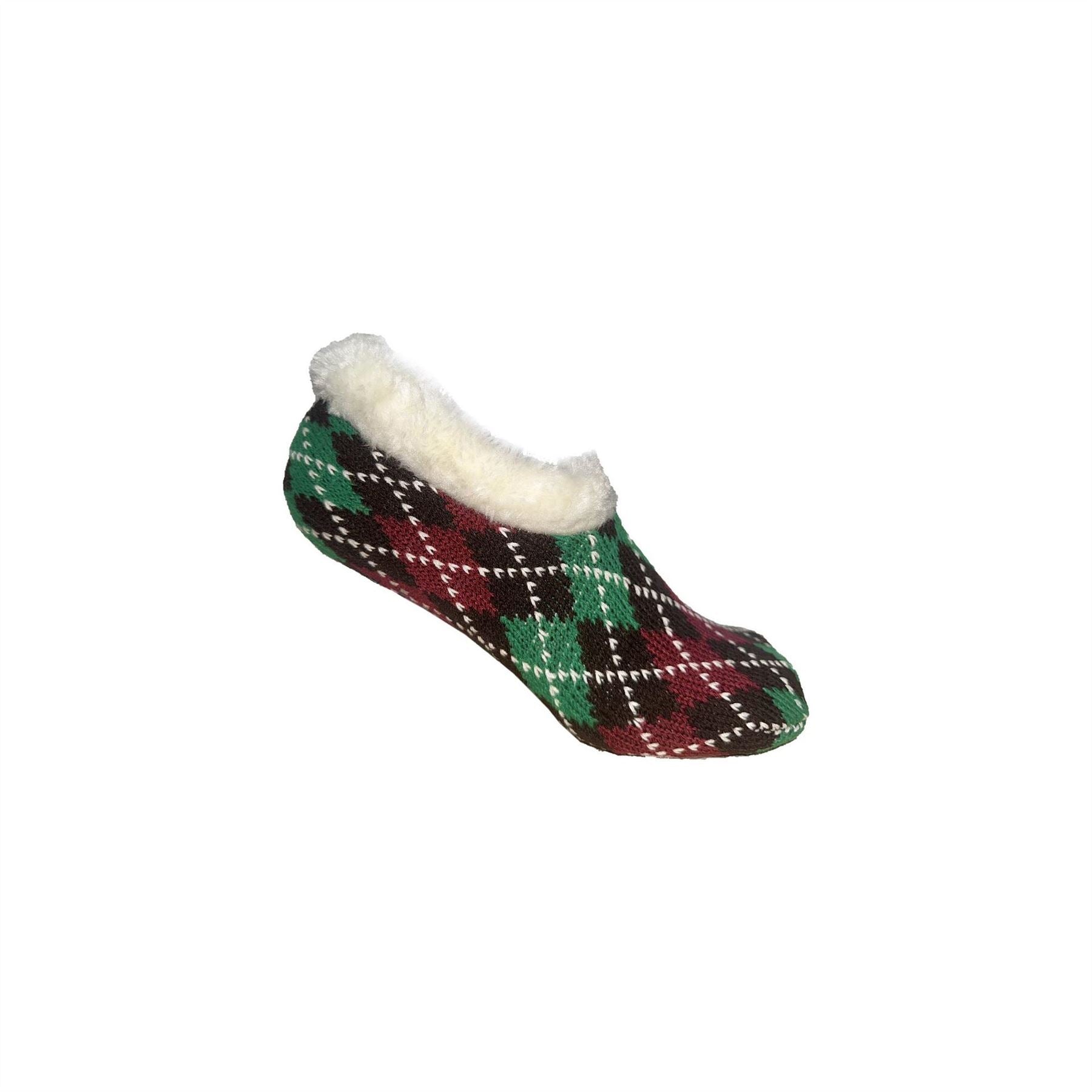 Miso Christmas Jacquard Machine Washable Slipper Socks
