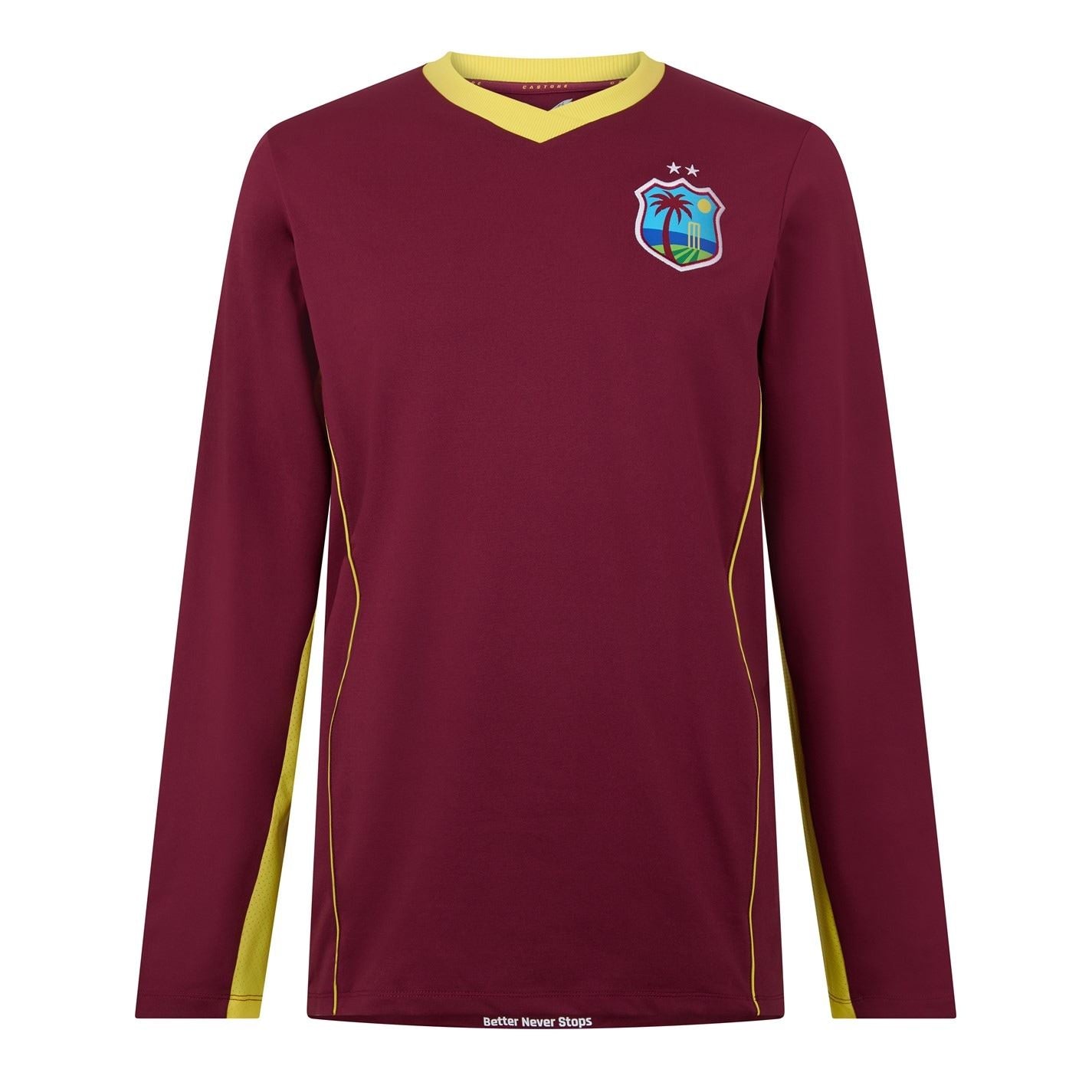 Castore Mens West Indies Odi Long Sleeve Top