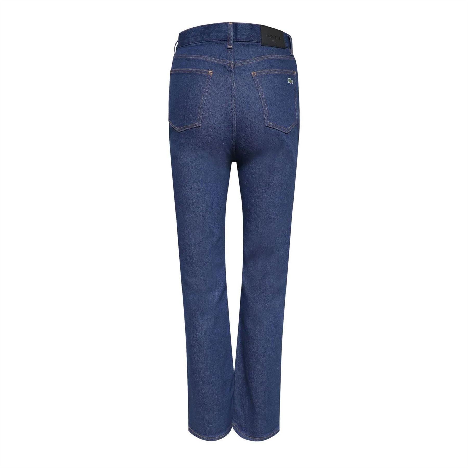 Lacoste High Waisted Wide Leg Jeans