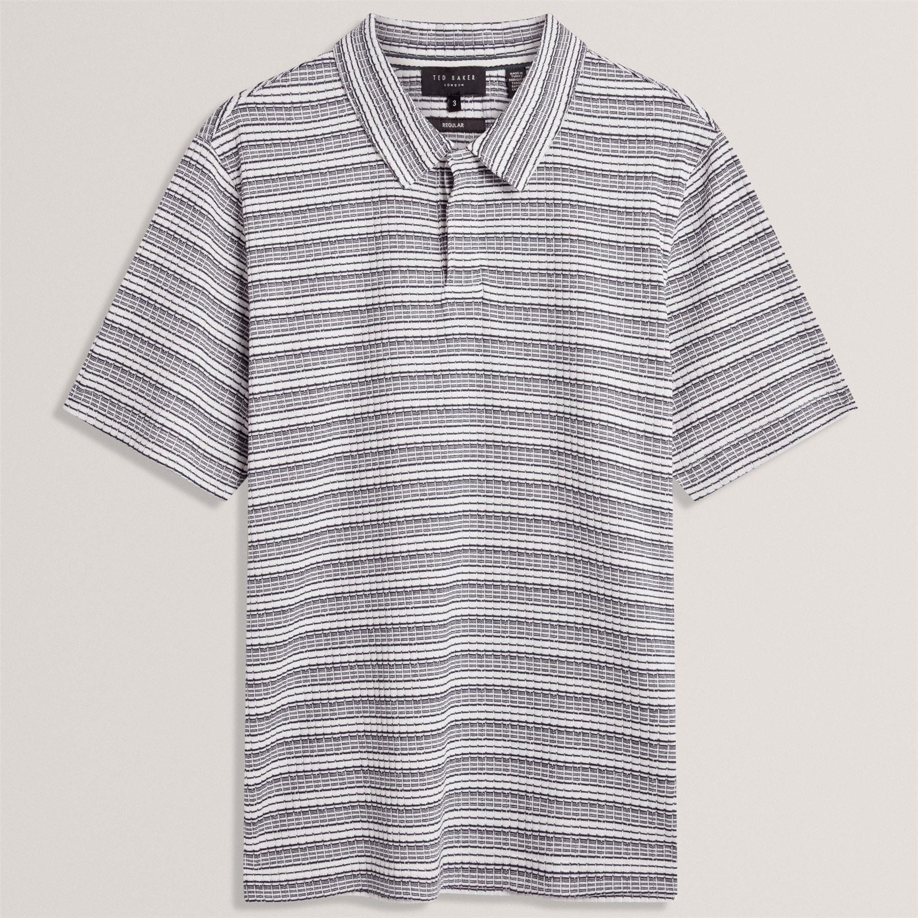 Ted Baker Ss Striped Polo Sn62
