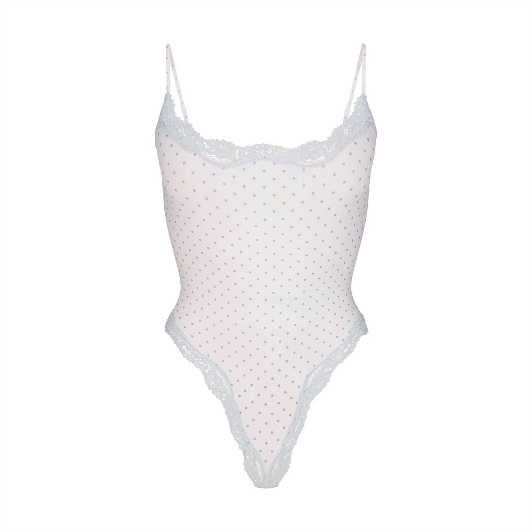 SKIMS Womens Fits Everybody Lace Cami Bodysuit