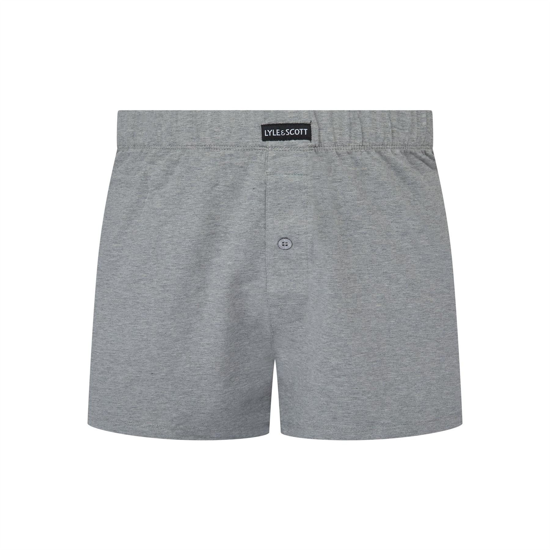 Lyle and Scott 3 Pack Plain Design Boxer Shorts