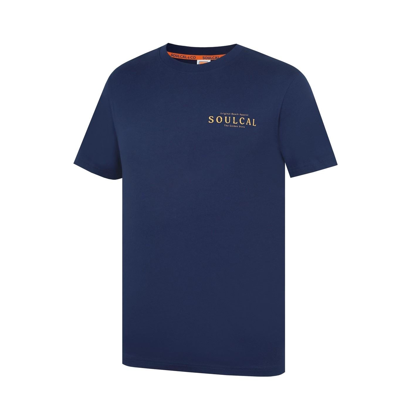 SoulCal Regular Fit Geographic Print Crew Neck T-Shirt