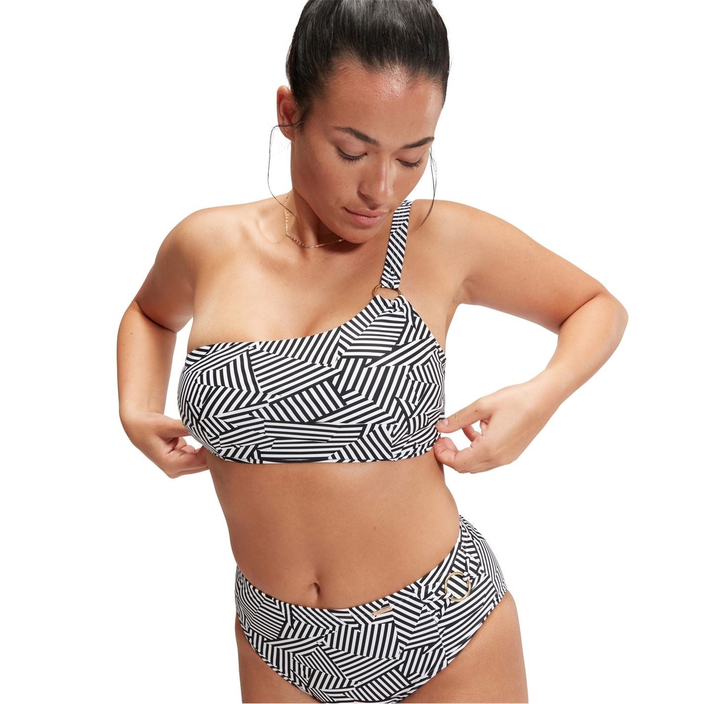 Speedo Geometric Bikini Top