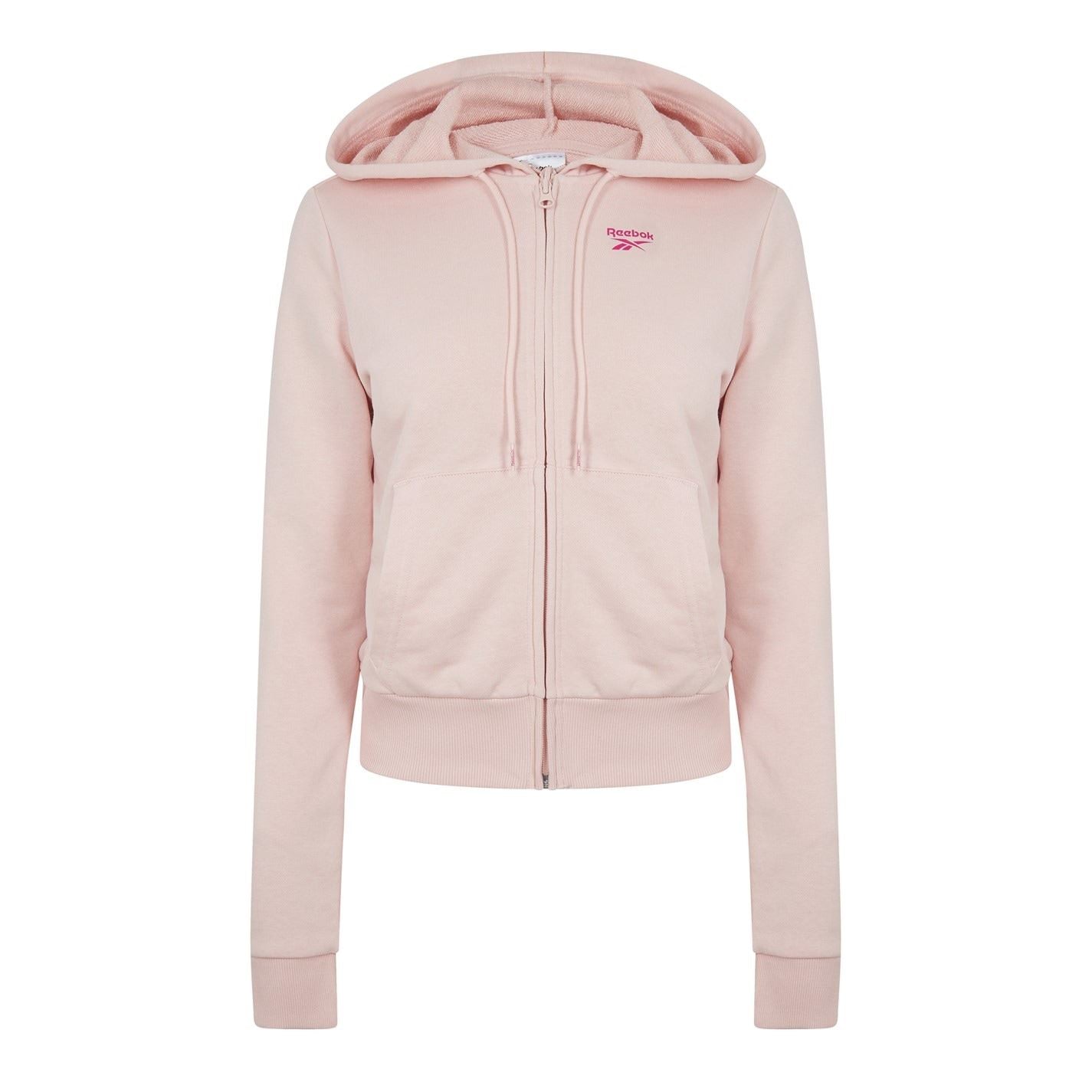 Reebok Hooded French Terry Full-Zip Jacket