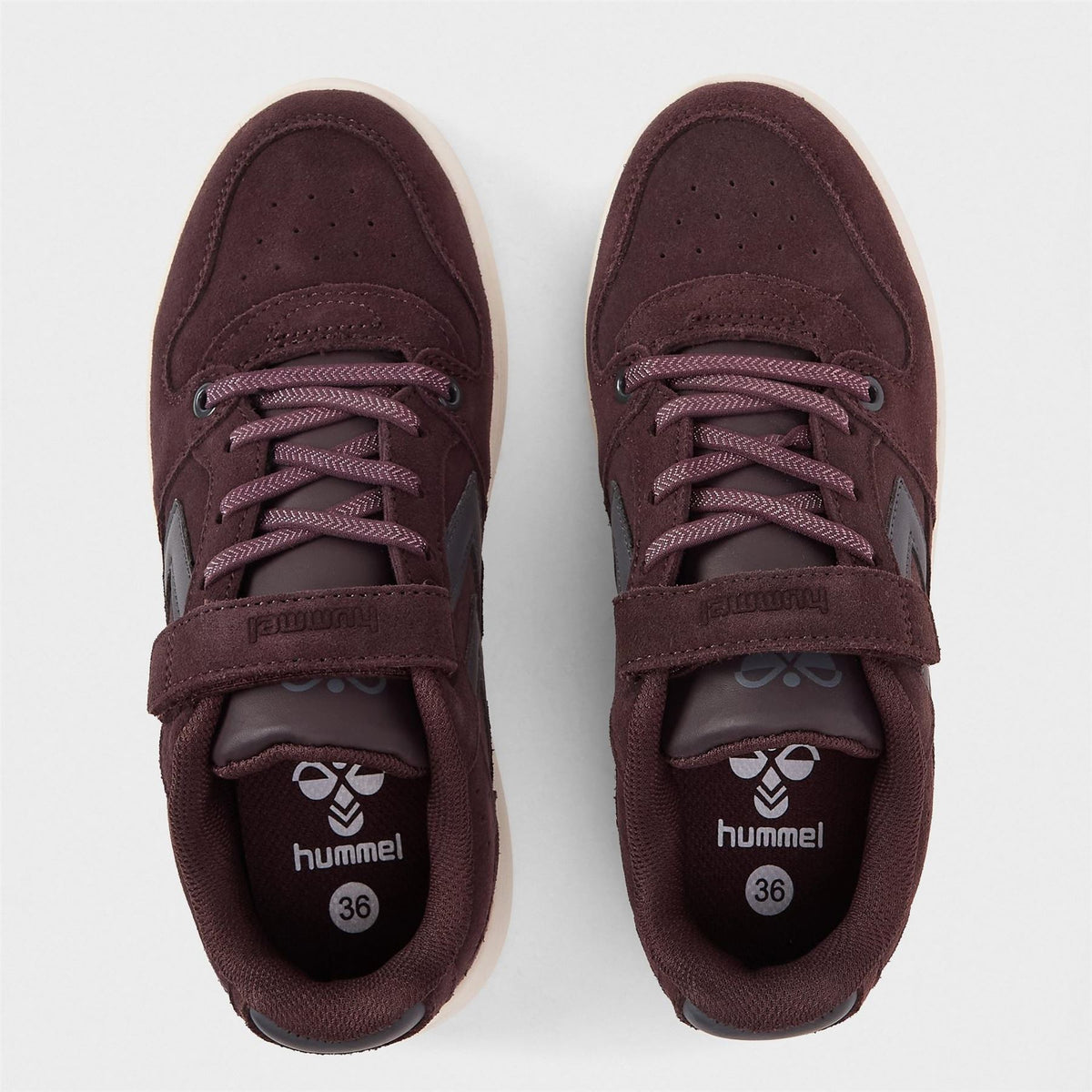 Hummel Power Suede Lace-Up Low Top Sneakers