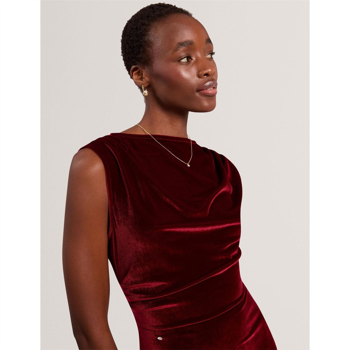 Ted Baker Min Velvet Dress Ld64