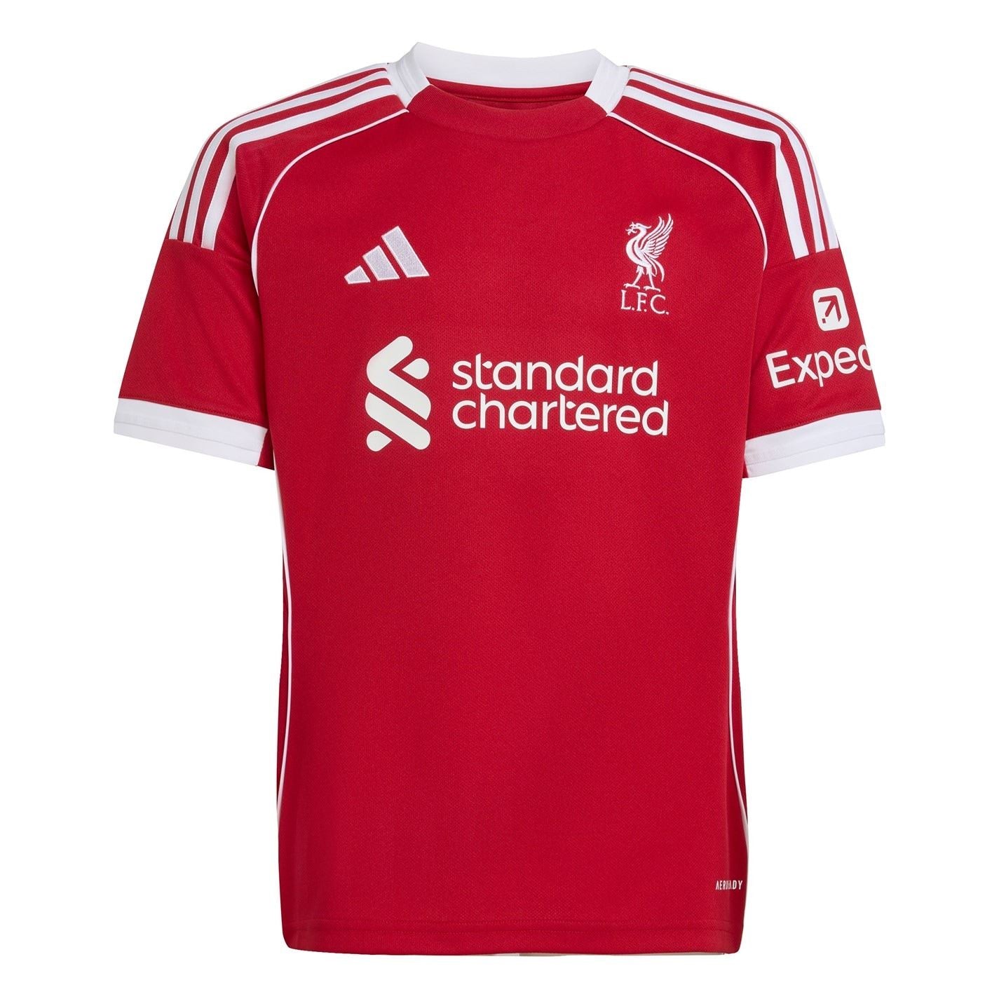 adidas Liverpool Home Shirt 2025 2026 Juniors
